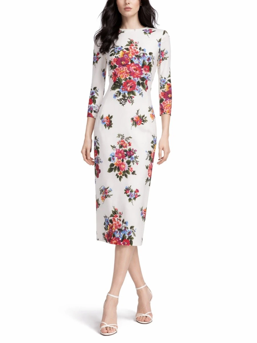MIDI DRESS WITH FLORAL PRINT.webp