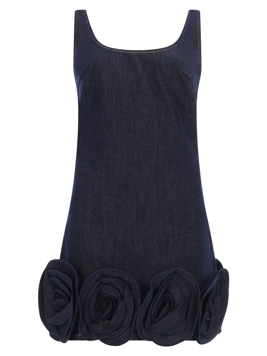 MINI DRESS WITH FLORAL DETAILS.webp