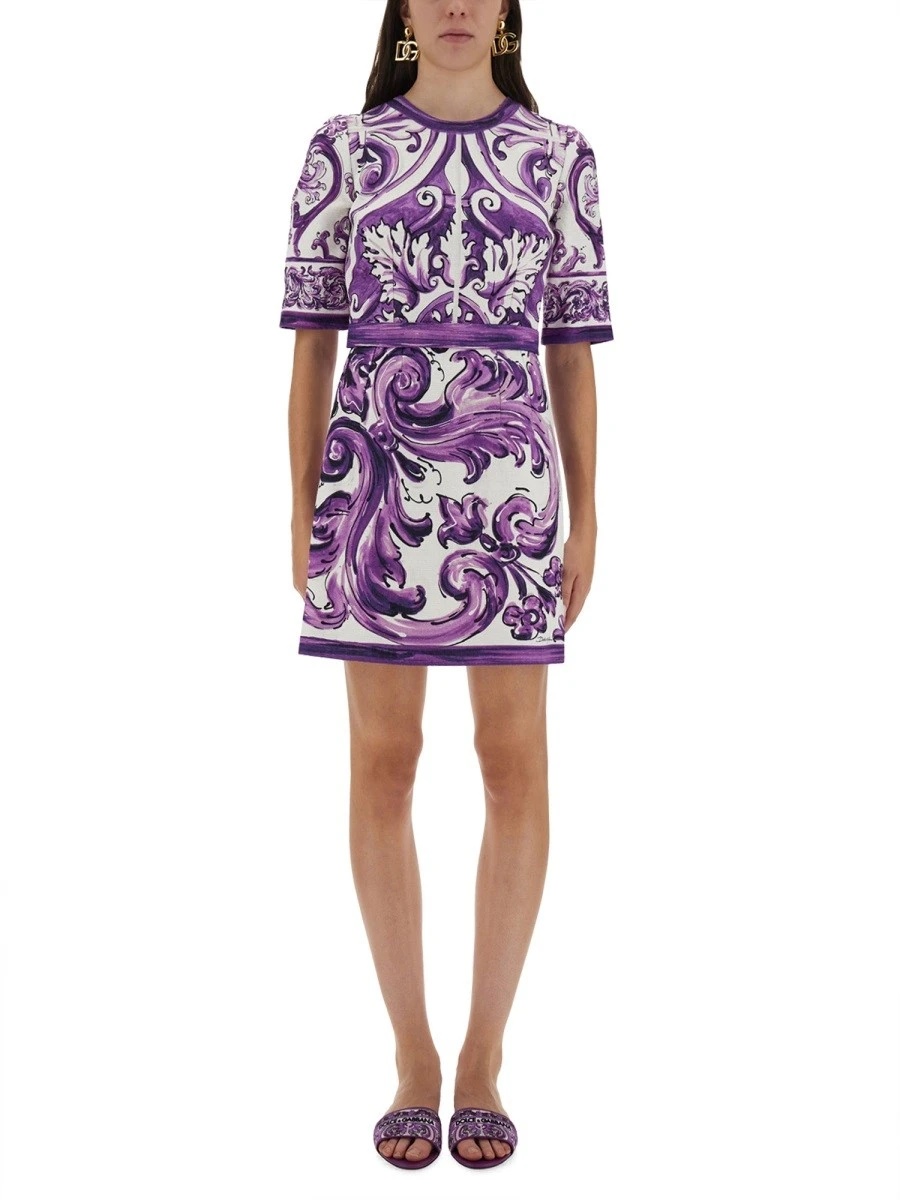 MAJOLICA PRINT MINI DRESS.webp