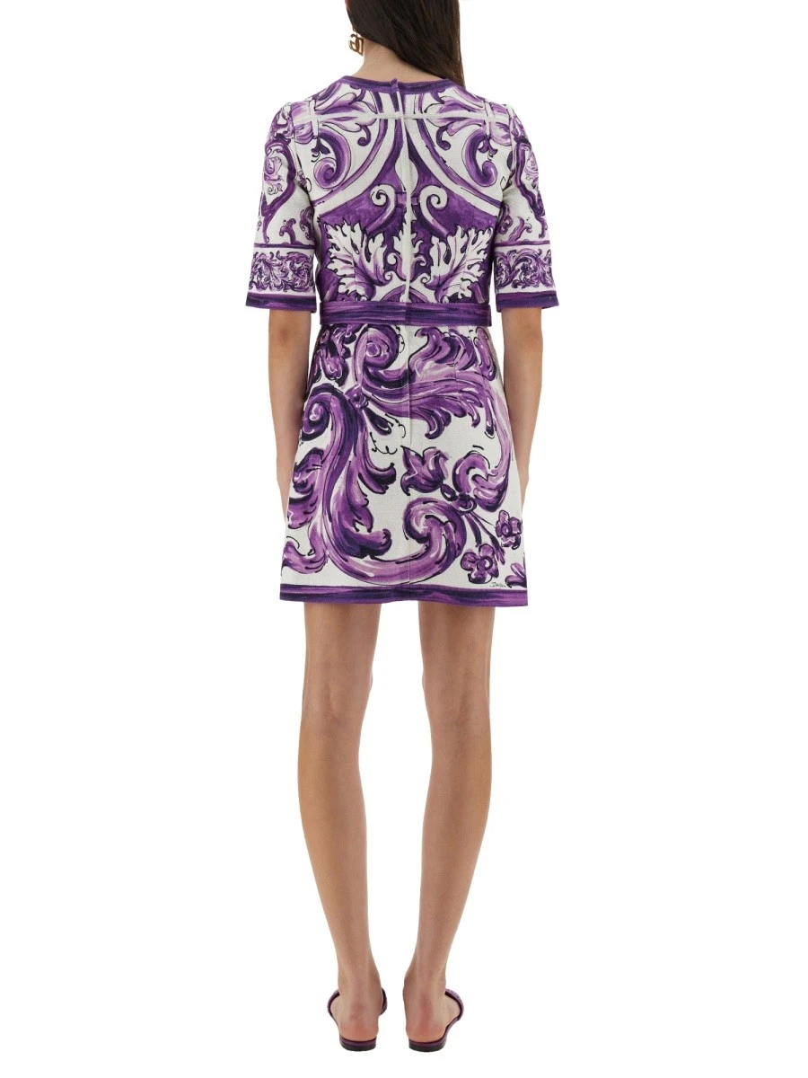 MAJOLICA PRINT MINI DRESS.webp