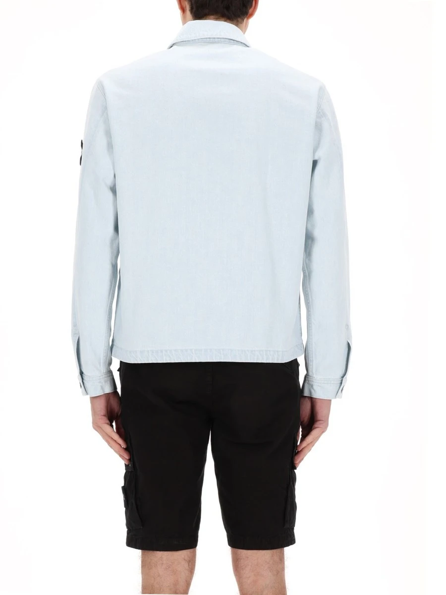 DENIM JACKET WITH LOGO PATCH.webp