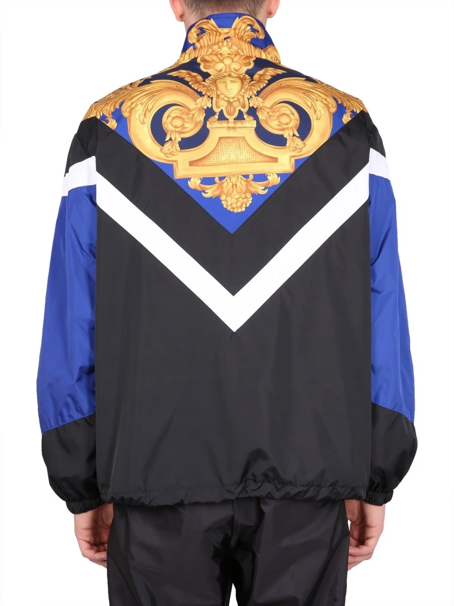 WINDPROOF JACKET WITH BAROQUE PRINT.webp