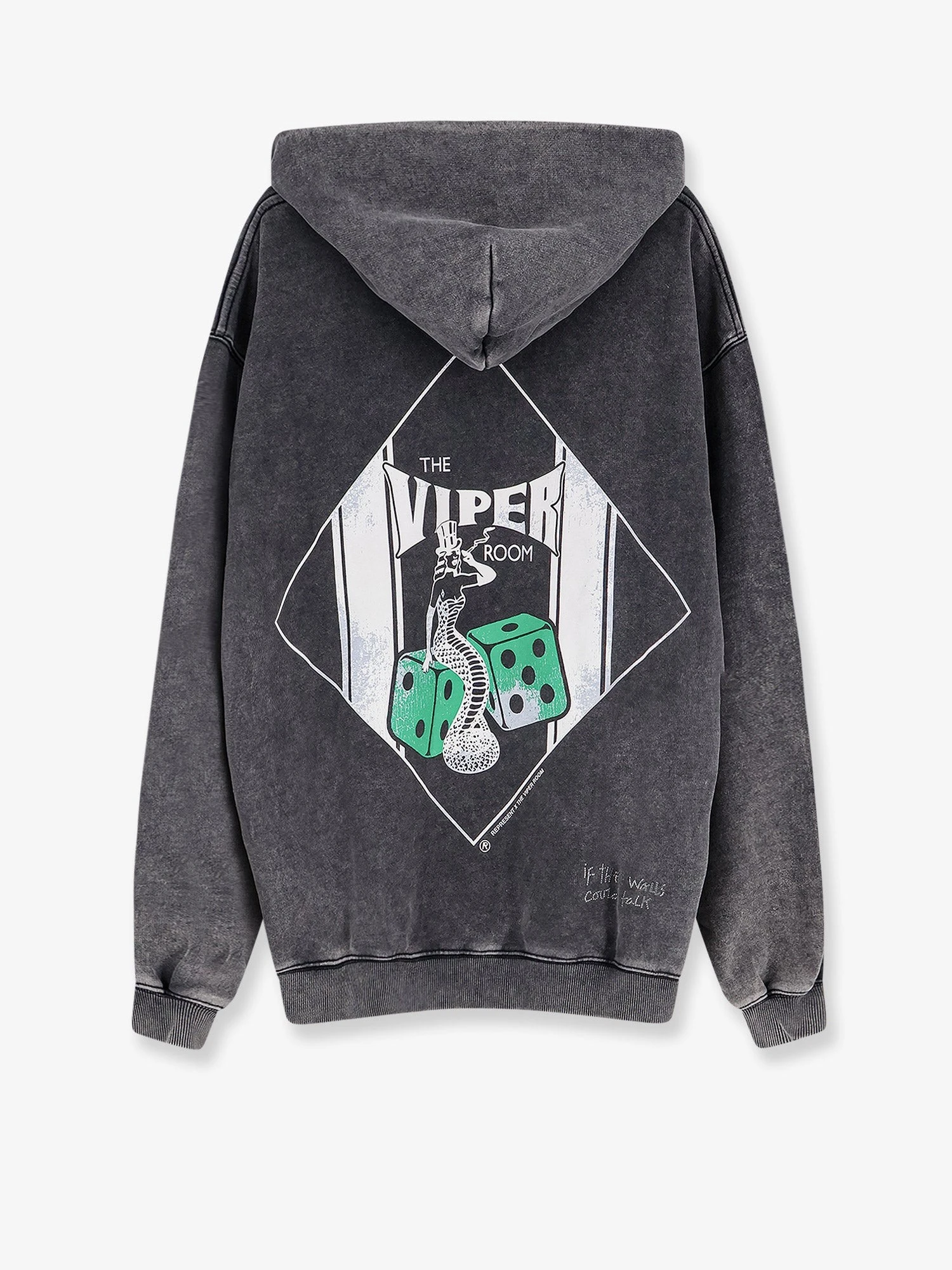 Cotton sweatshirt with print on the front.webp