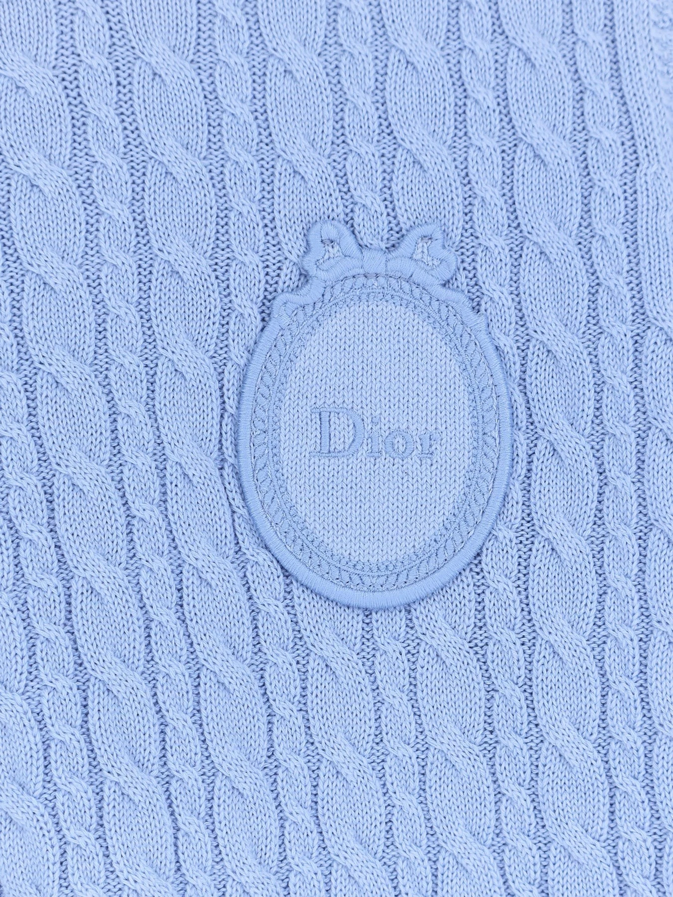 Cotton and wool blend Dior Médaillon sweater.webp