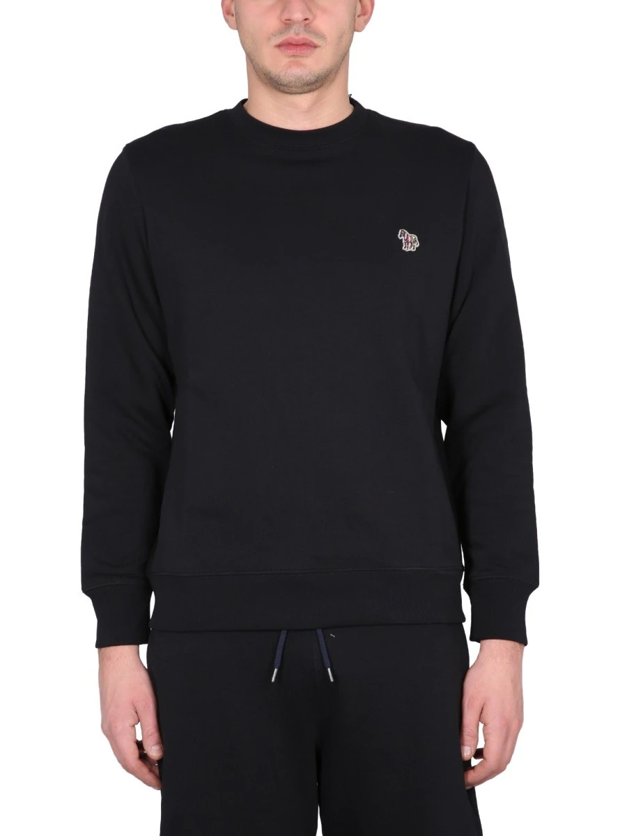 SWEATSHIRT WITH ZEBRA EMBROIDERY.webp