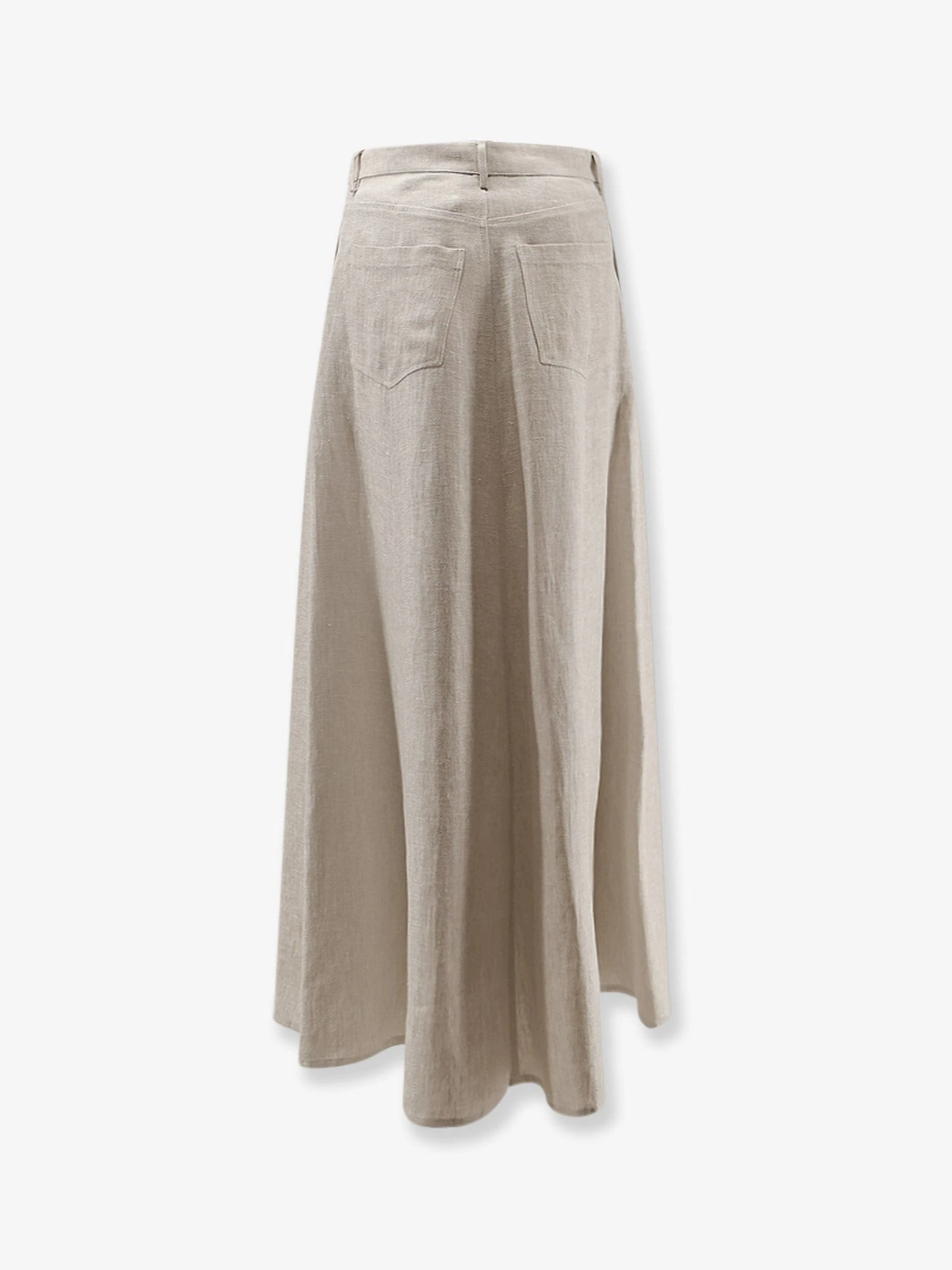 Flared linen skirt.webp