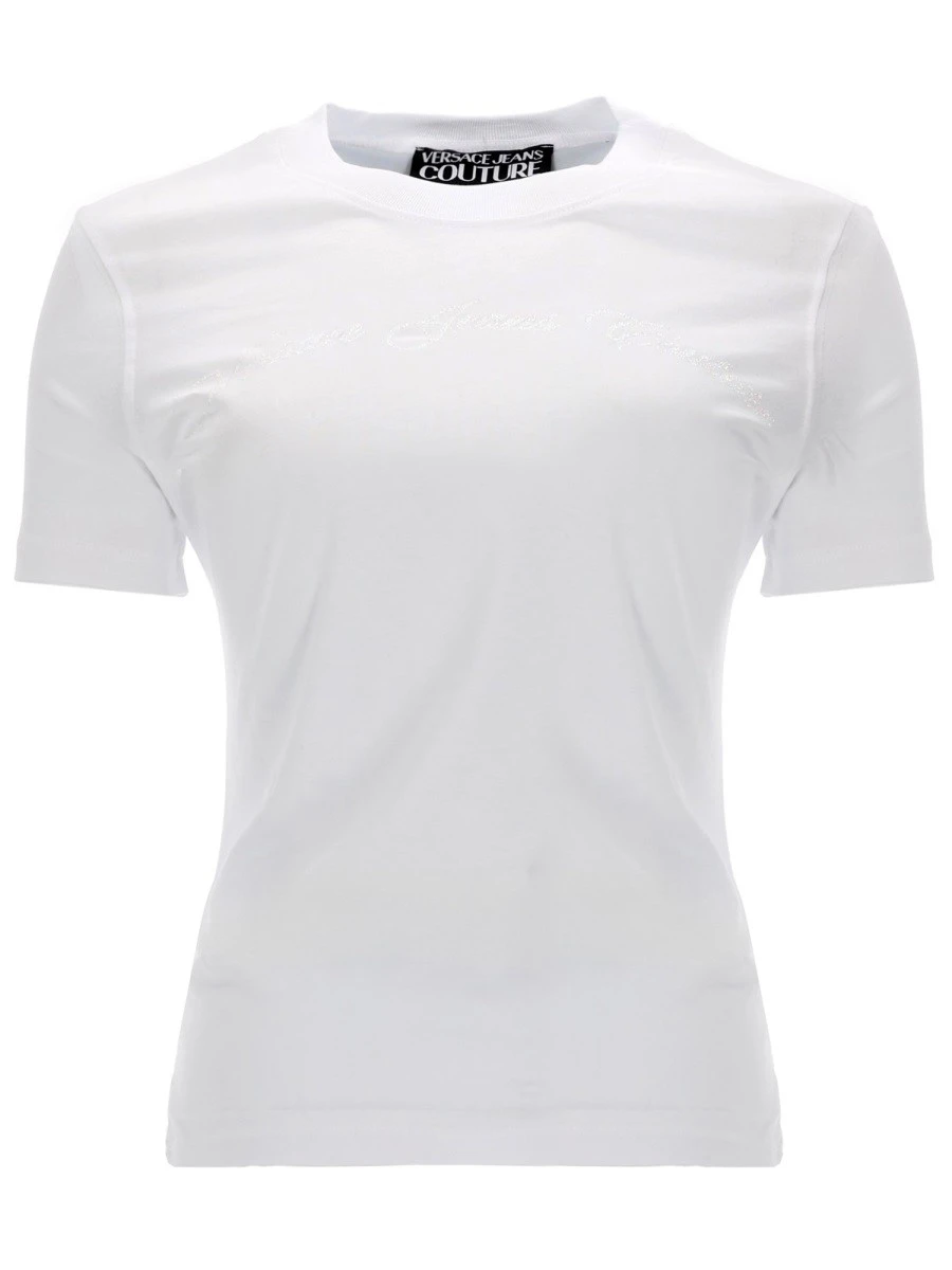 T-SHIRT CON LOGO GLITTERATO.webp