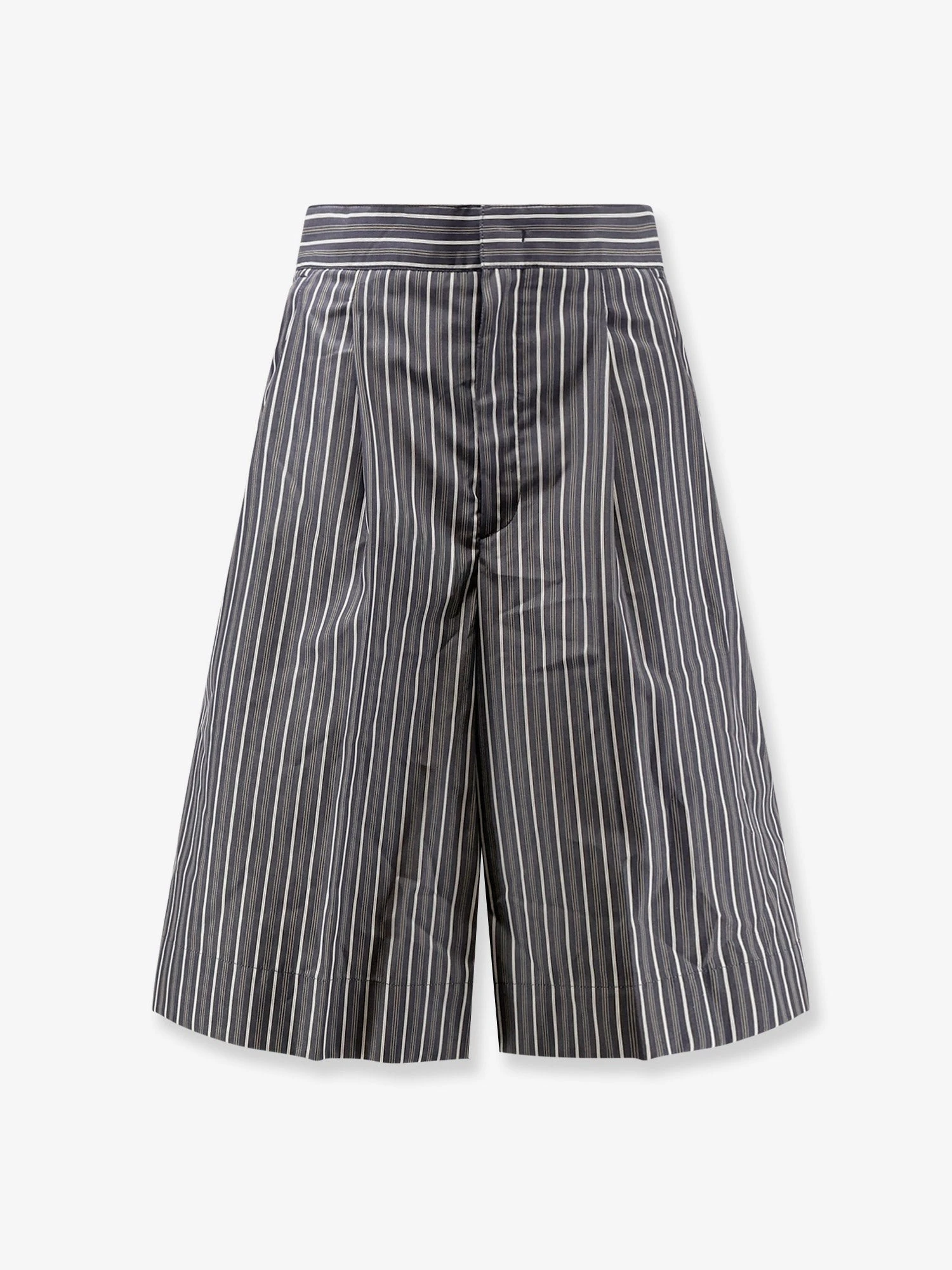 Henna striped cotton bermuda shorts.webp