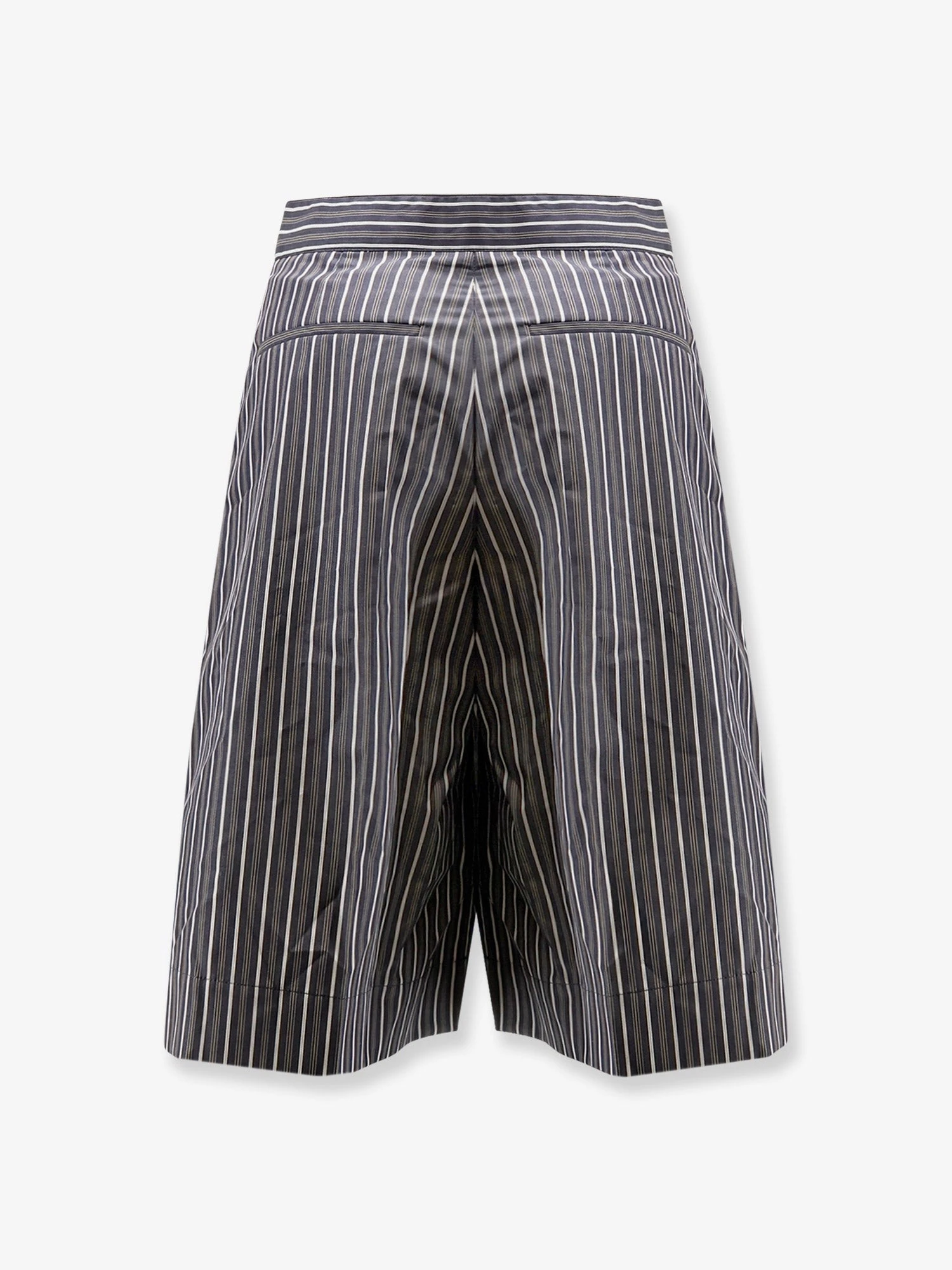 Henna striped cotton bermuda shorts.webp