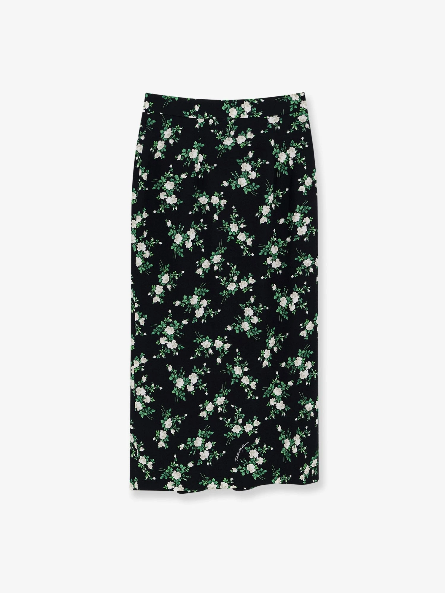 Silk skirt with floral print.webp