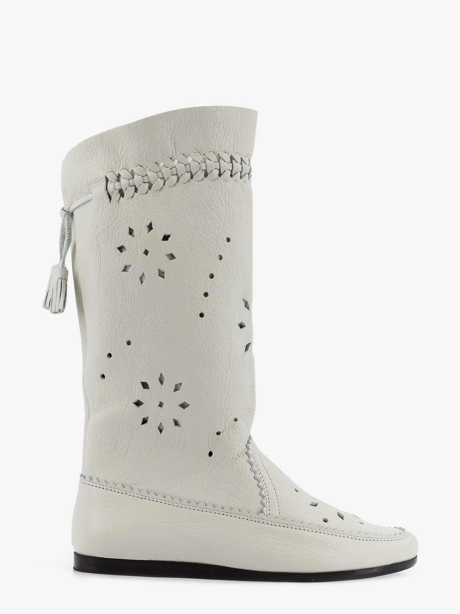 Welky leather boots with cut-out details.webp