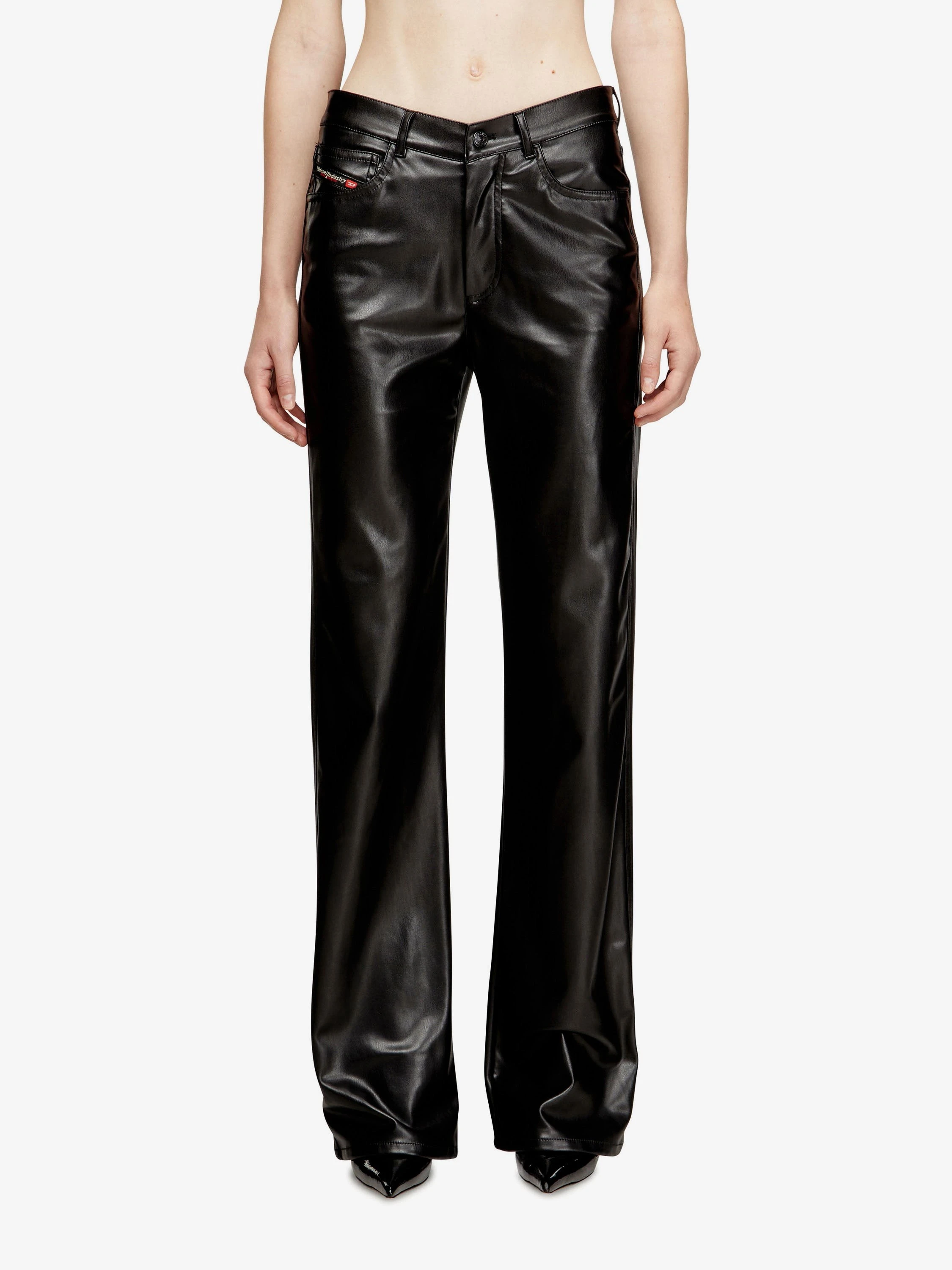 P-Lain faux-leather trousers.webp