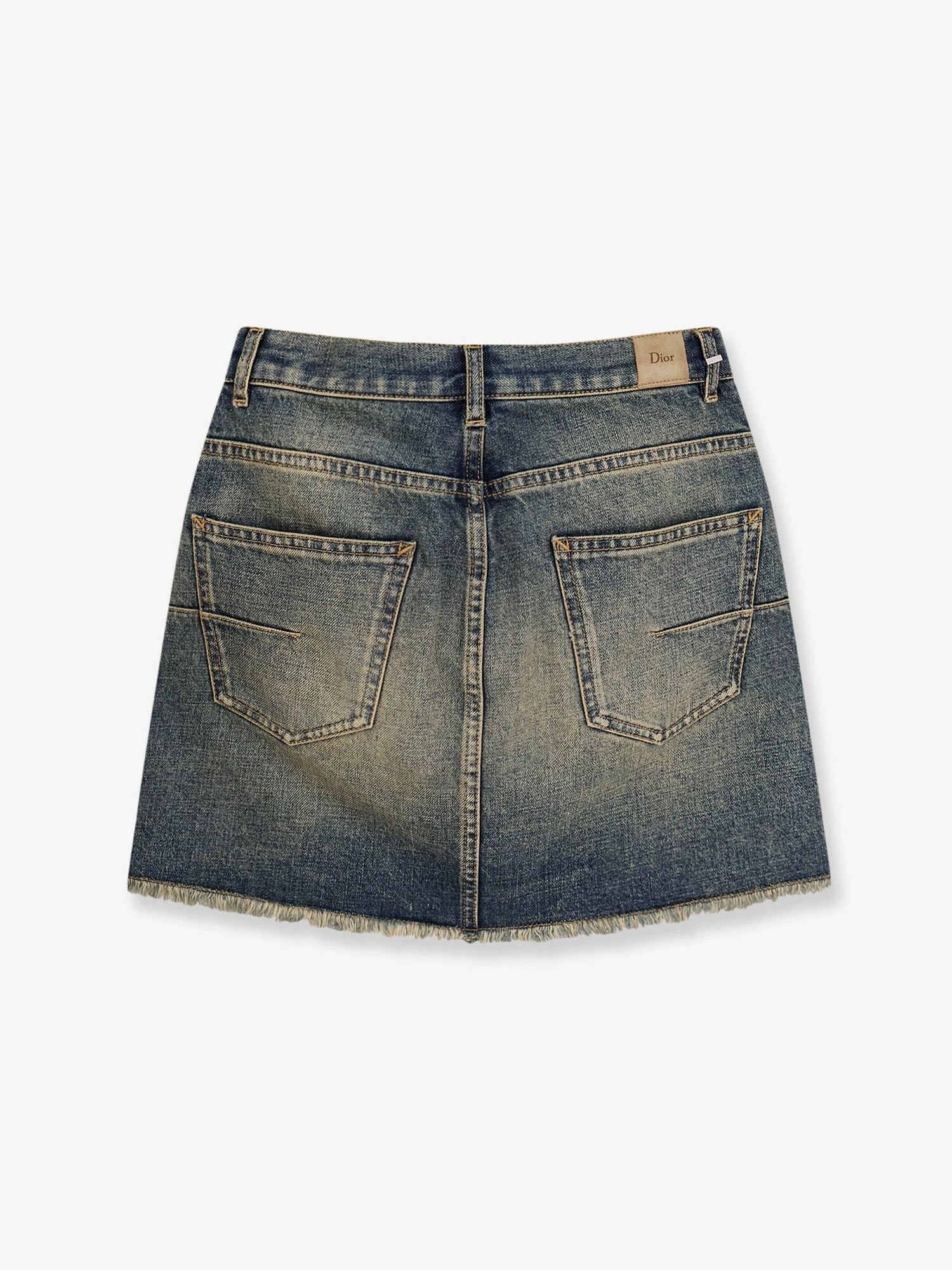 Denim mini skirt.webp