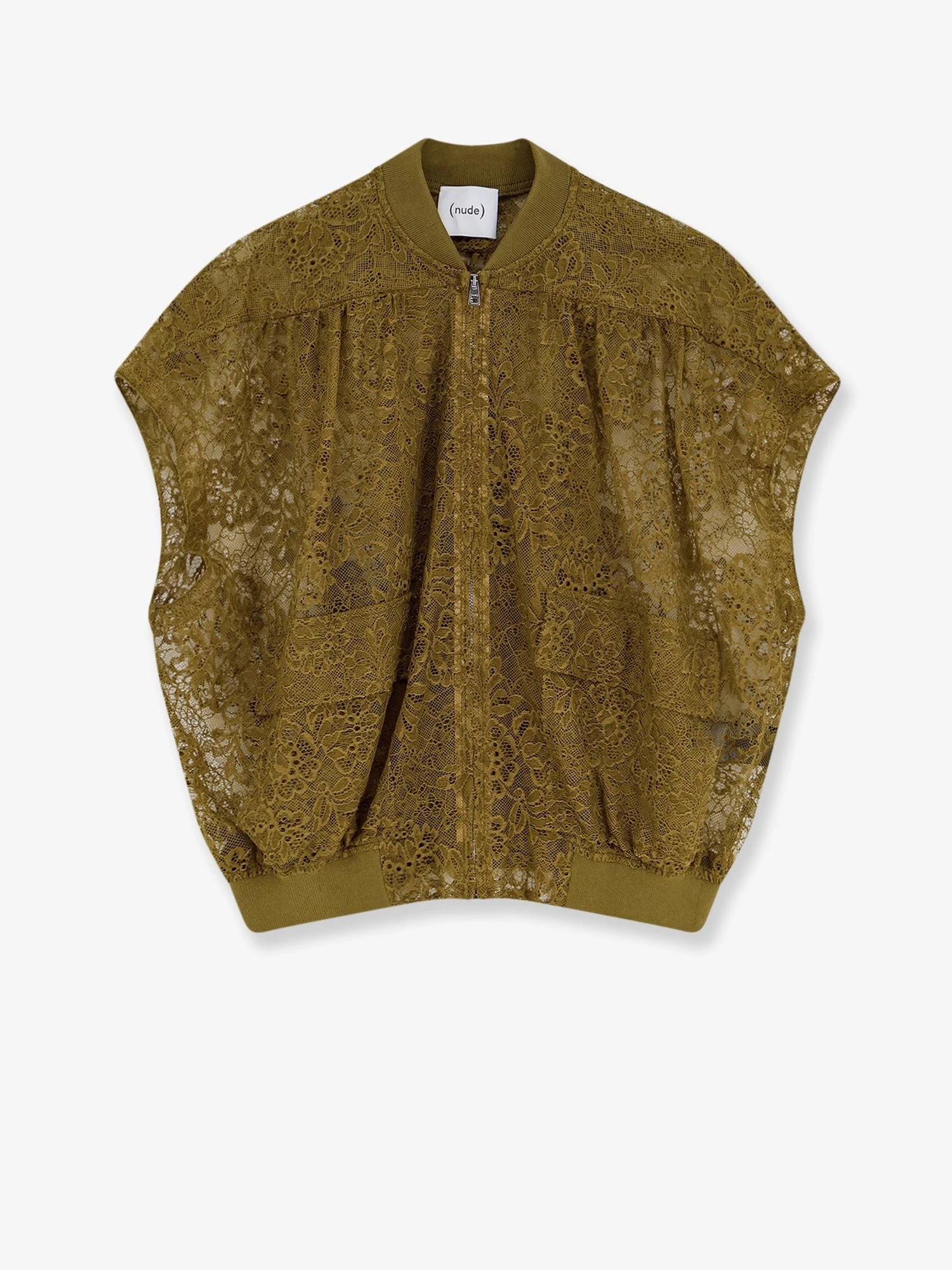 Sleeveless lace jacket.webp