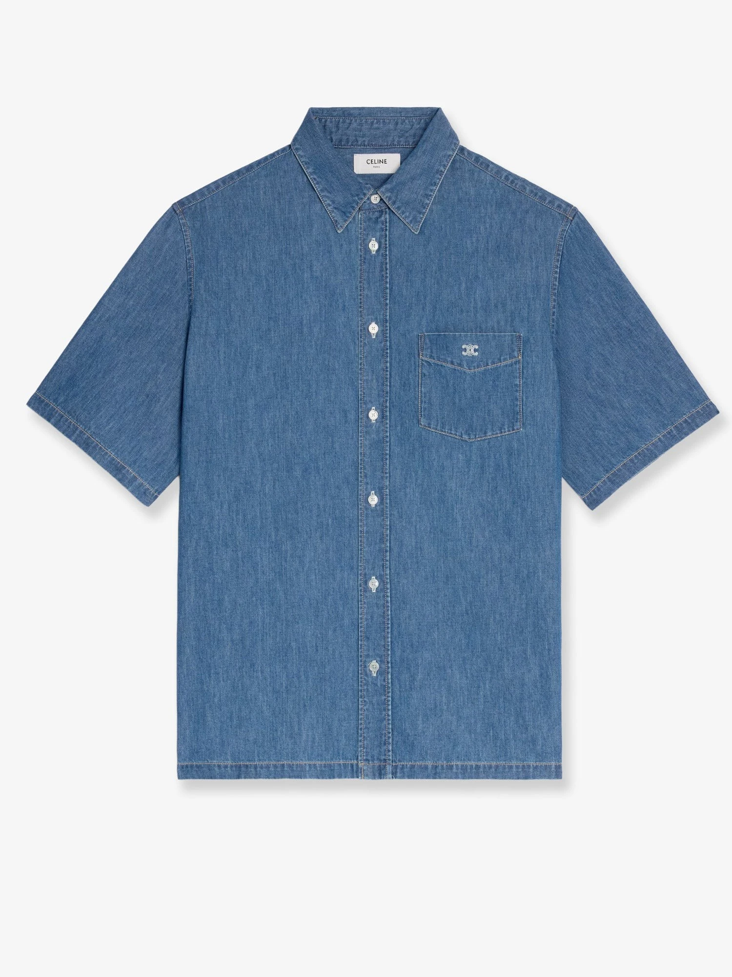 Cotton shirt with Triomphe detail.webp