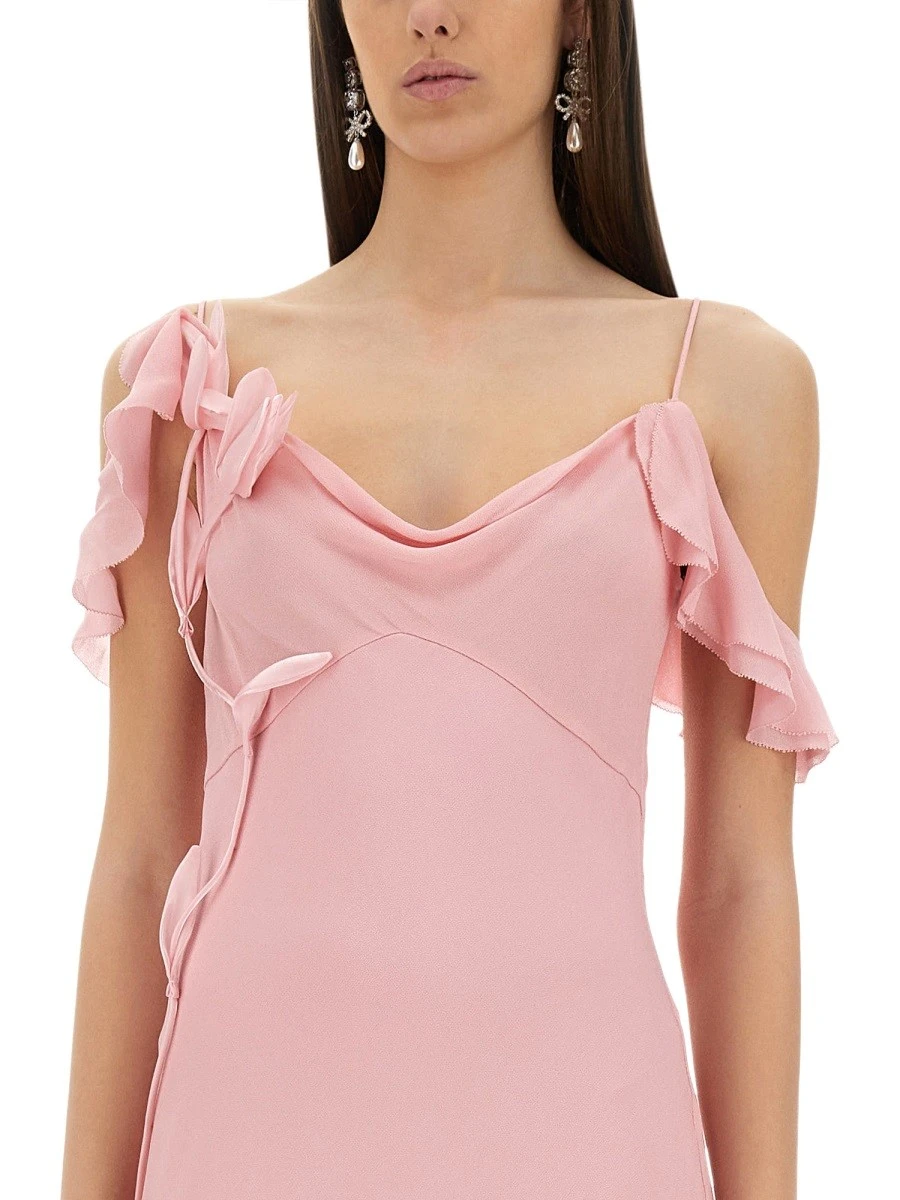 LONG DRESS WITH FLORAL APPLIQUÉS.webp