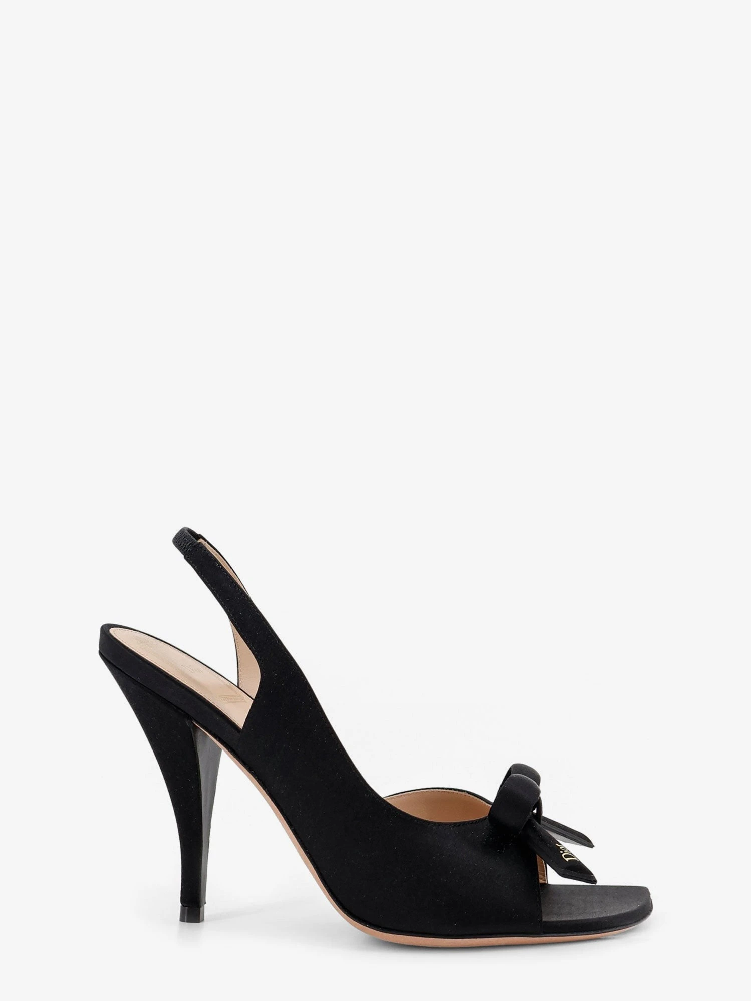 Dior Bow satin sandals with logo bow detail.webp