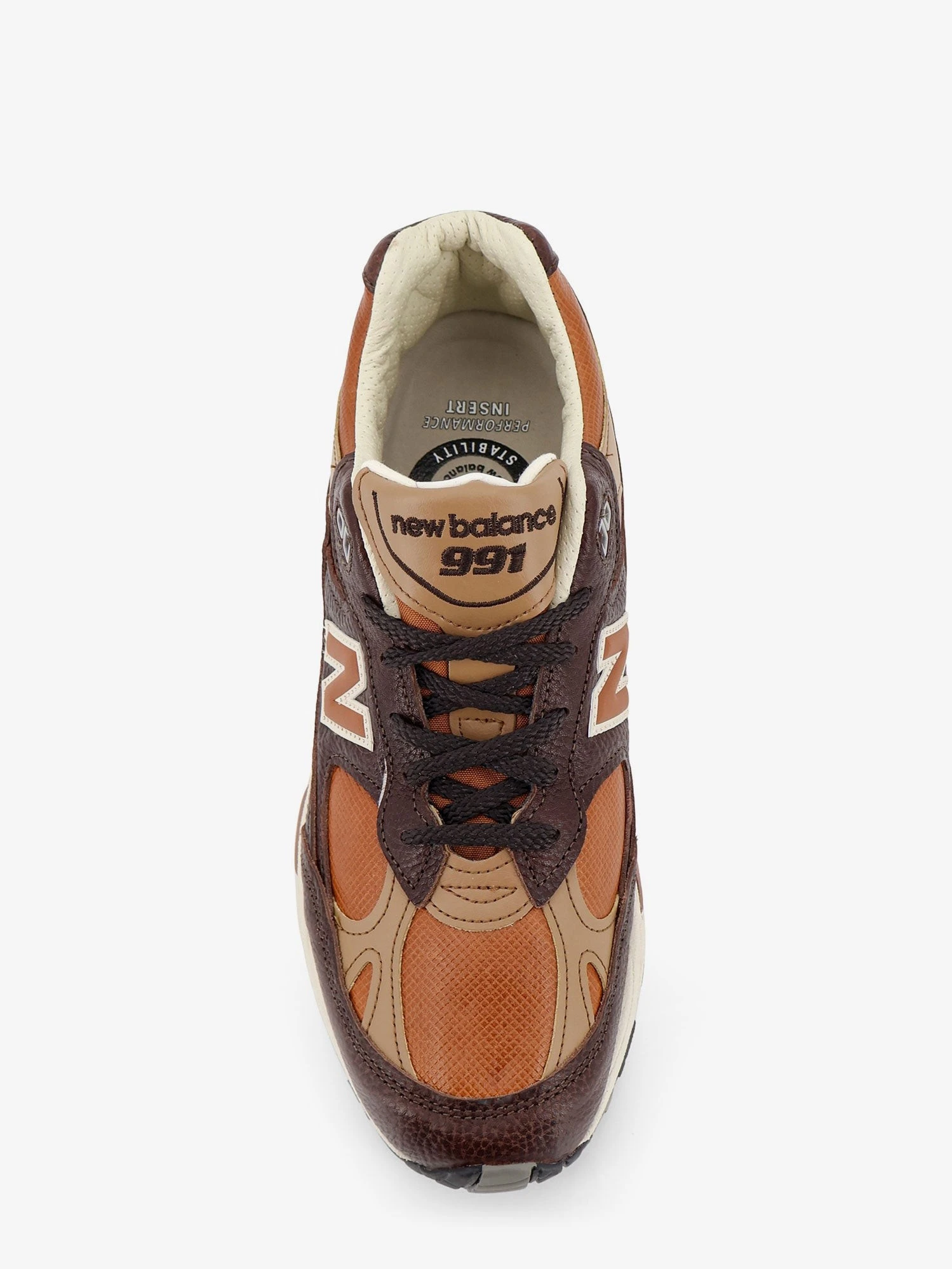 991 leather sneakers with side logo.webp