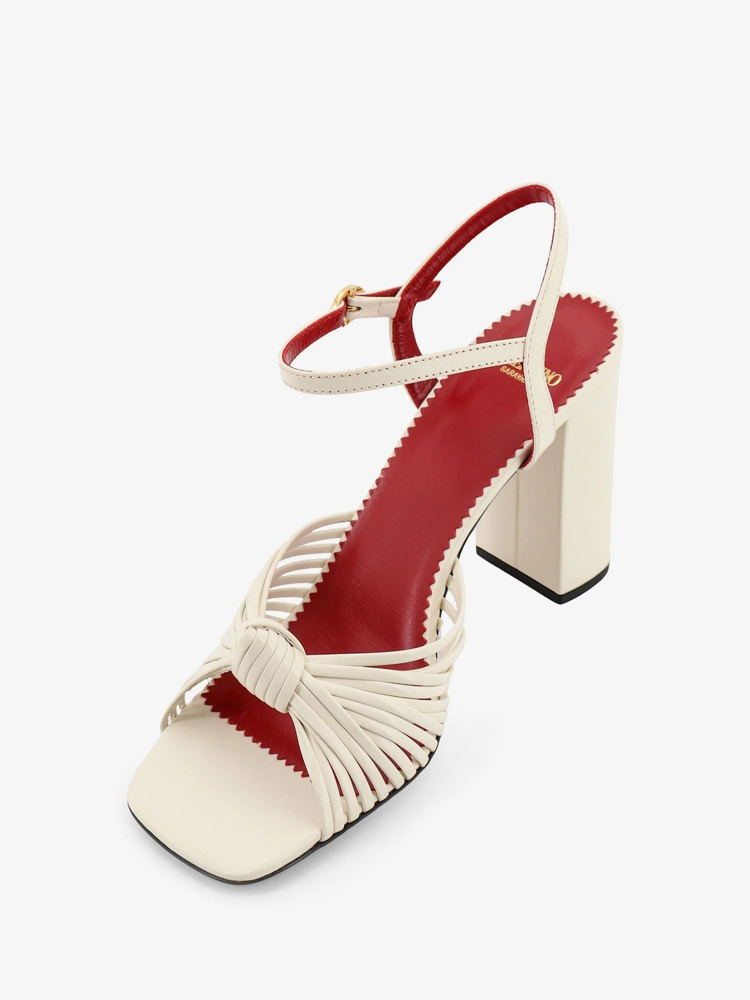 VG Annet leather sandals with metal VLogo.webp