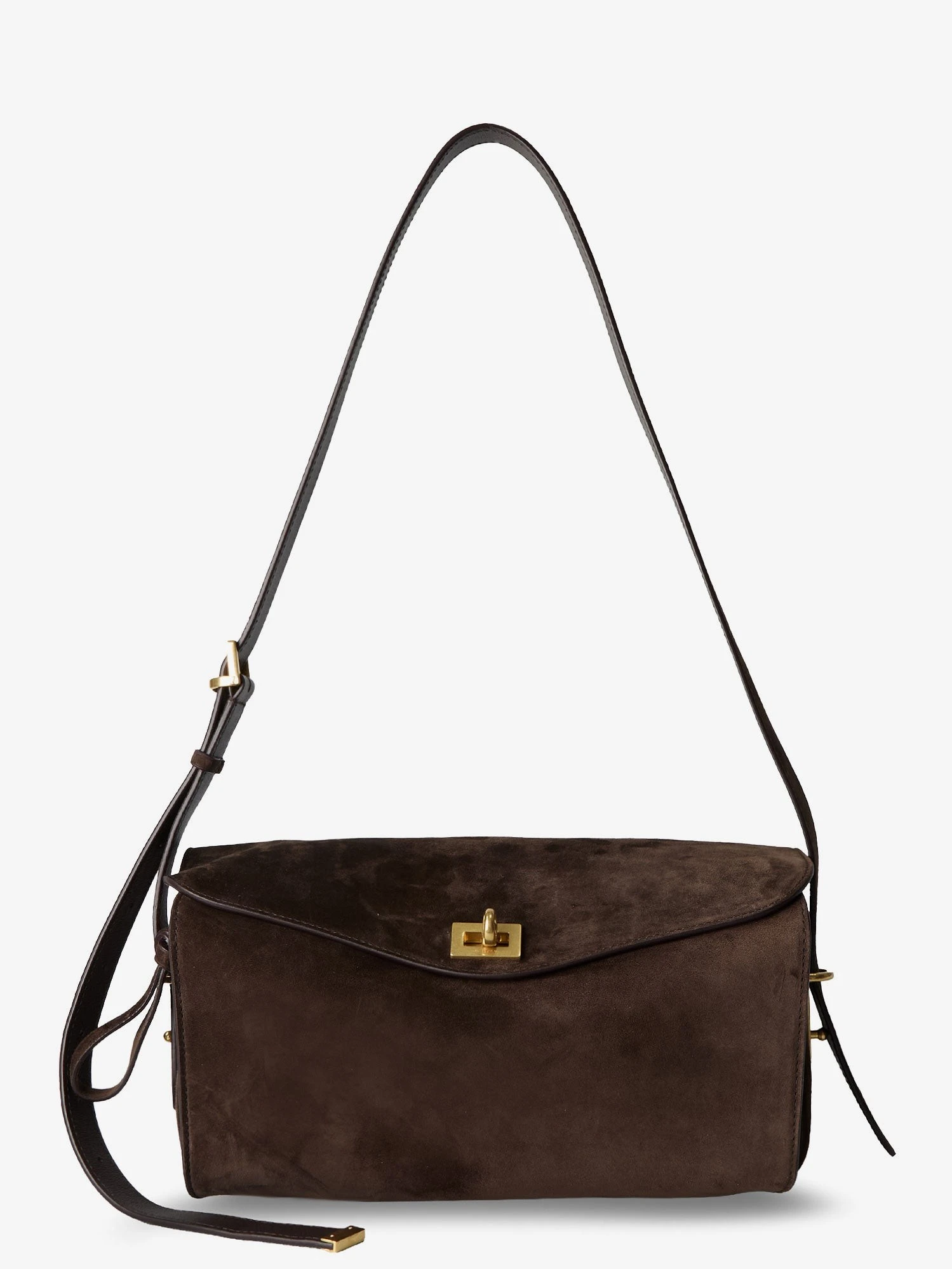 Le 7 Medium suede shoulder bag.webp