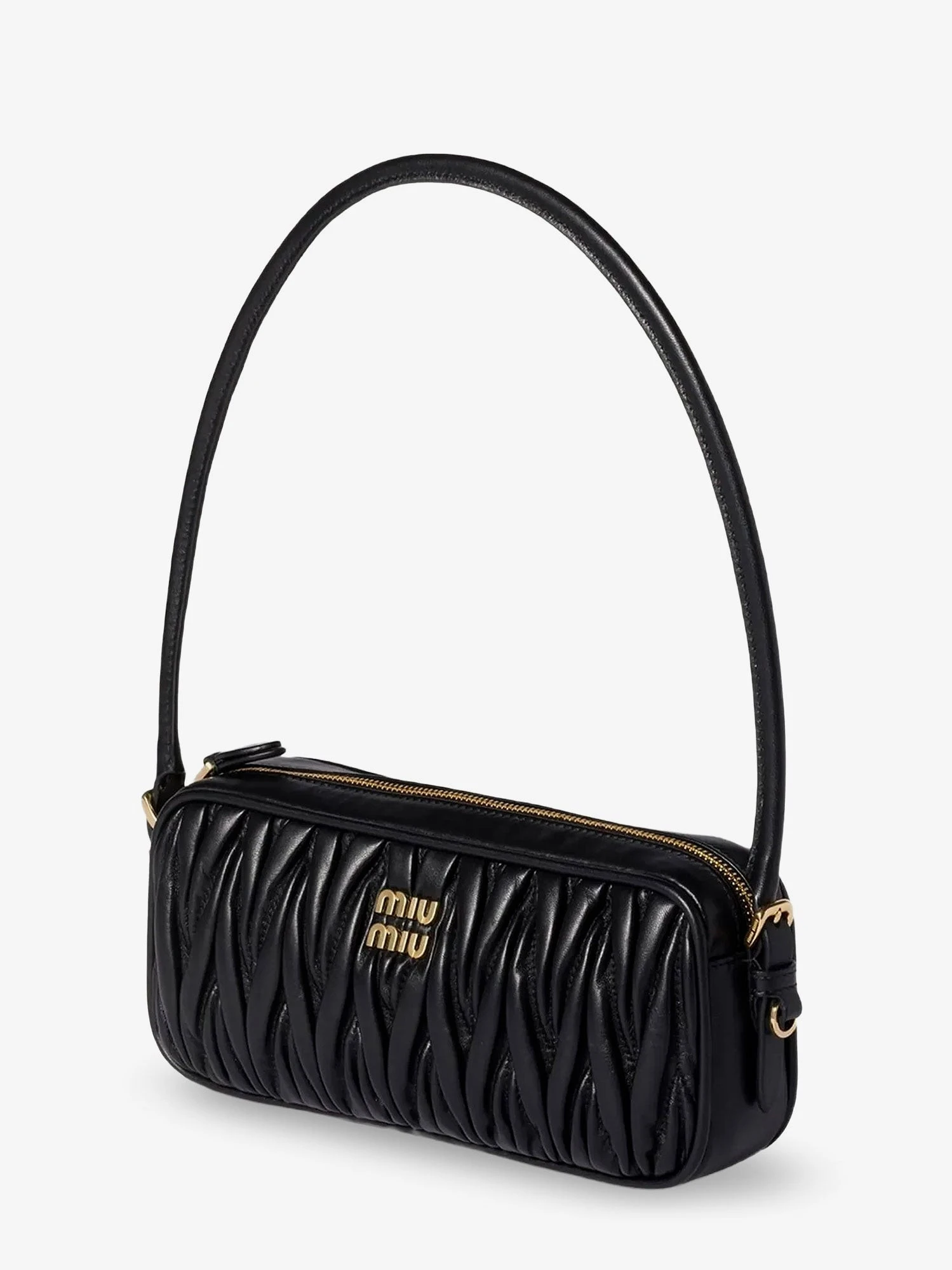 Matelassé leather shoulder bag.webp