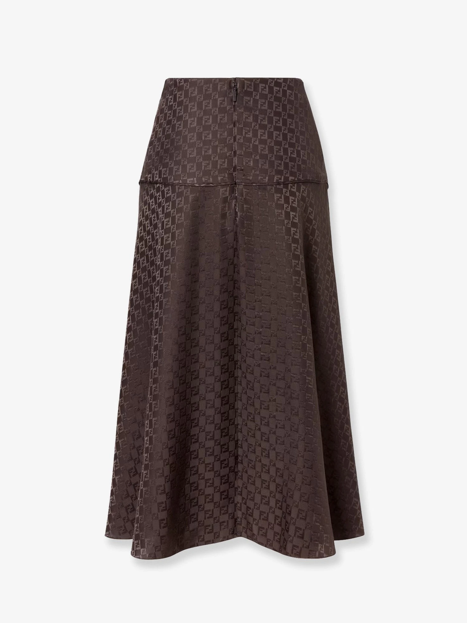 Midi FF jacquard silk skirt.webp
