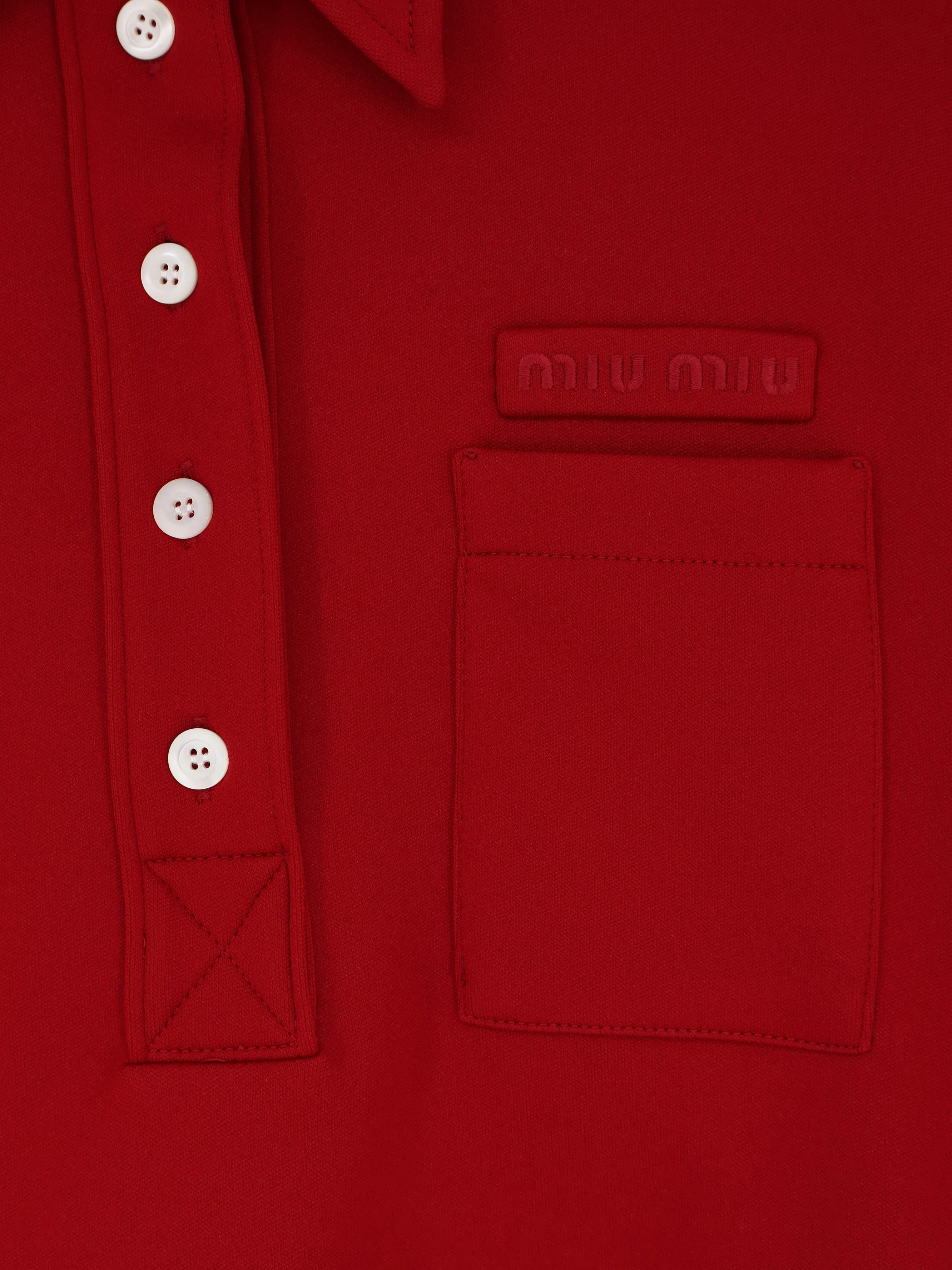 Polo Shirt with Lettering Logo patch.webp