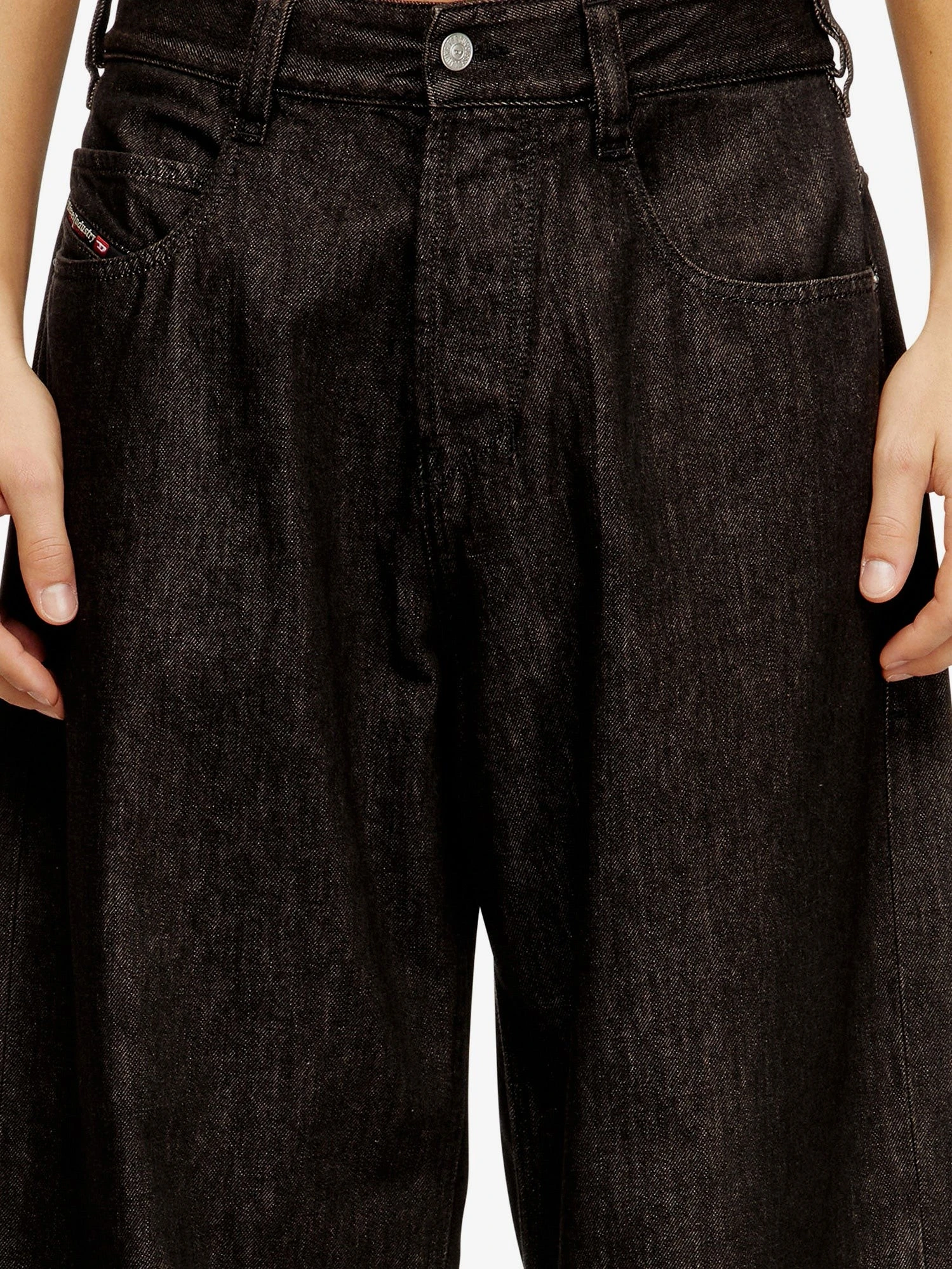 1997 D-ENIM-M black denim trousers.webp