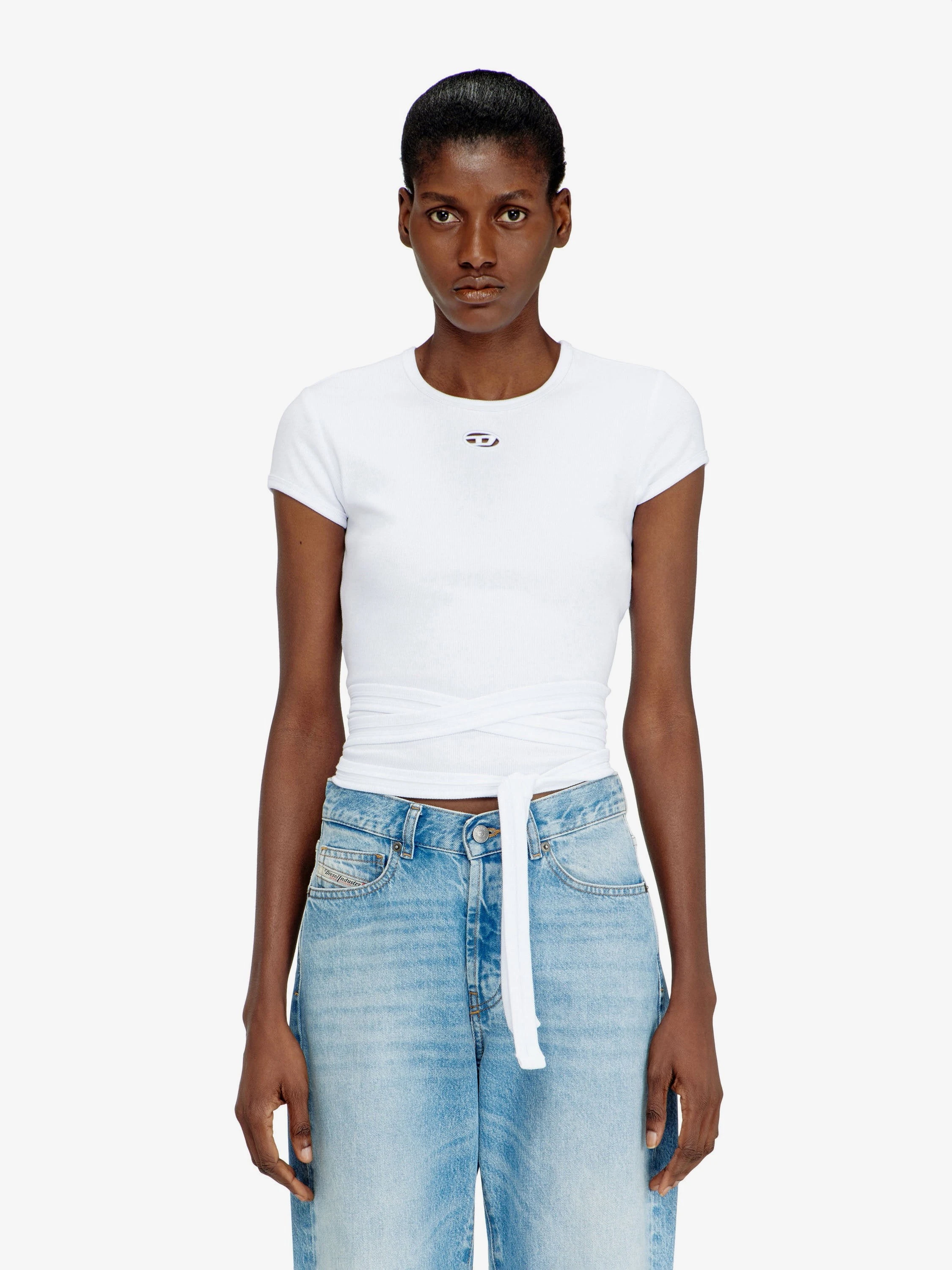 T-BUNNY-TAIL- S1 cotton T-shirt with tie bands.webp