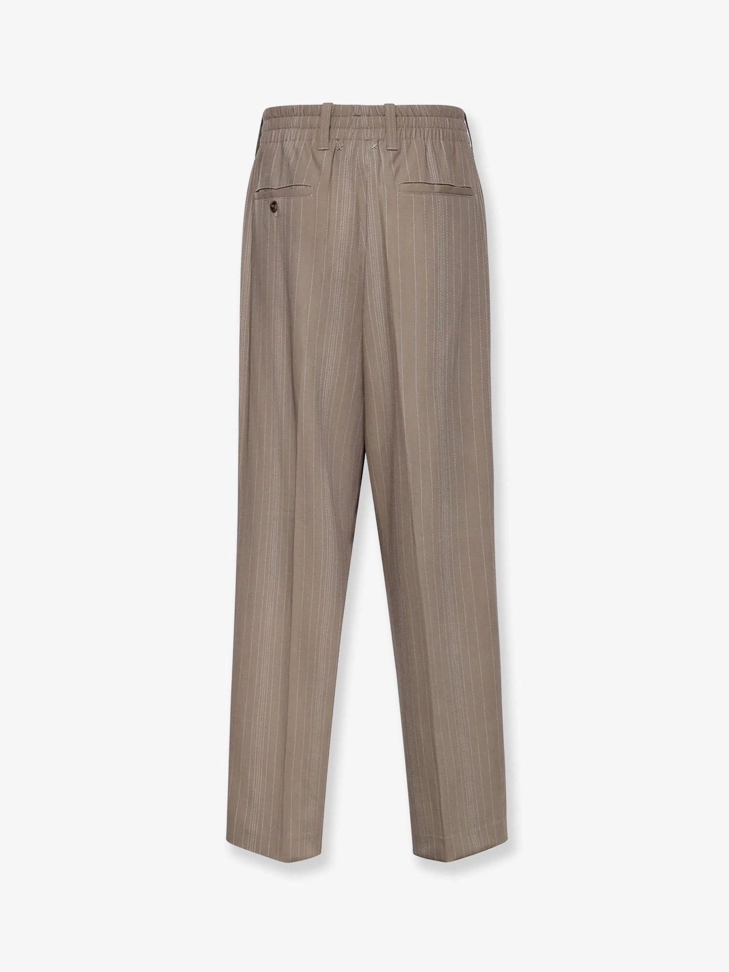 Wool blend trousers with pinstripe pattern.webp