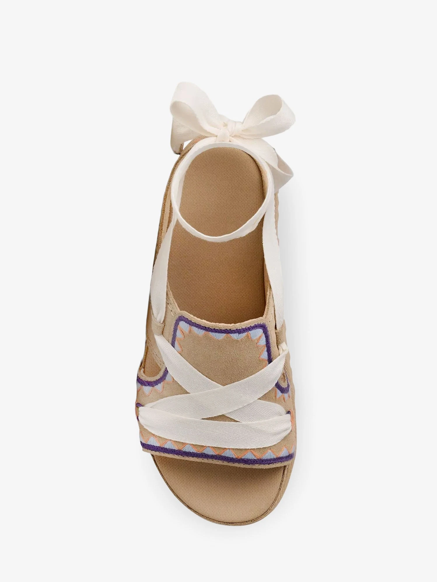 Goldenstar Hi Artistitch suede sandals.webp