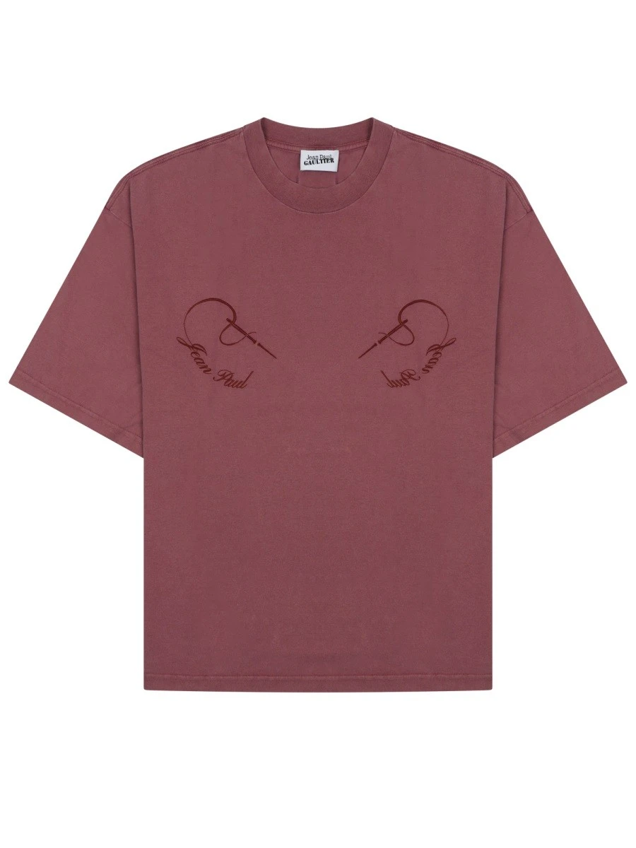 T-SHIRT "NEEDLES" CON LOGO.webp