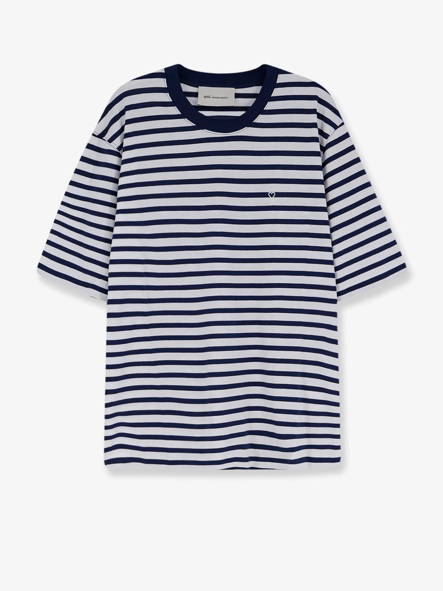 Cotton T-shirt with embroidered logo on the front.webp