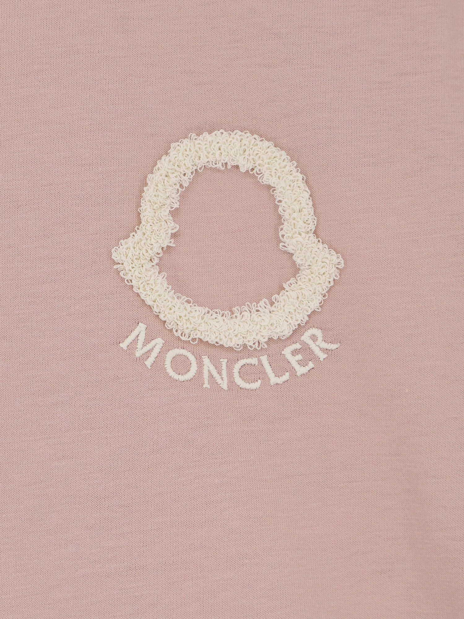 Cotton T-shirt with flocked logo on the front.webp