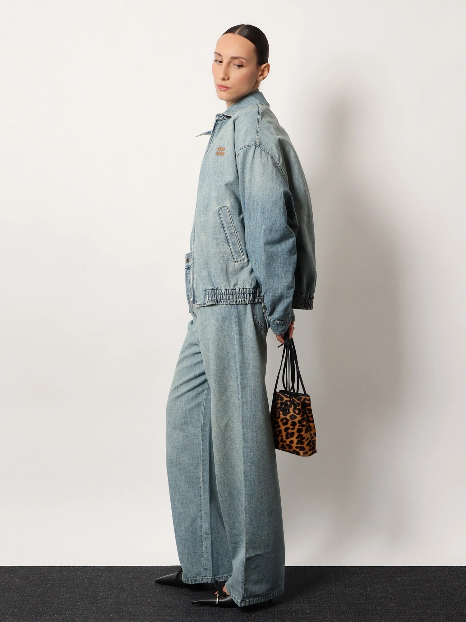 Animal print leather crossbody bag.webp