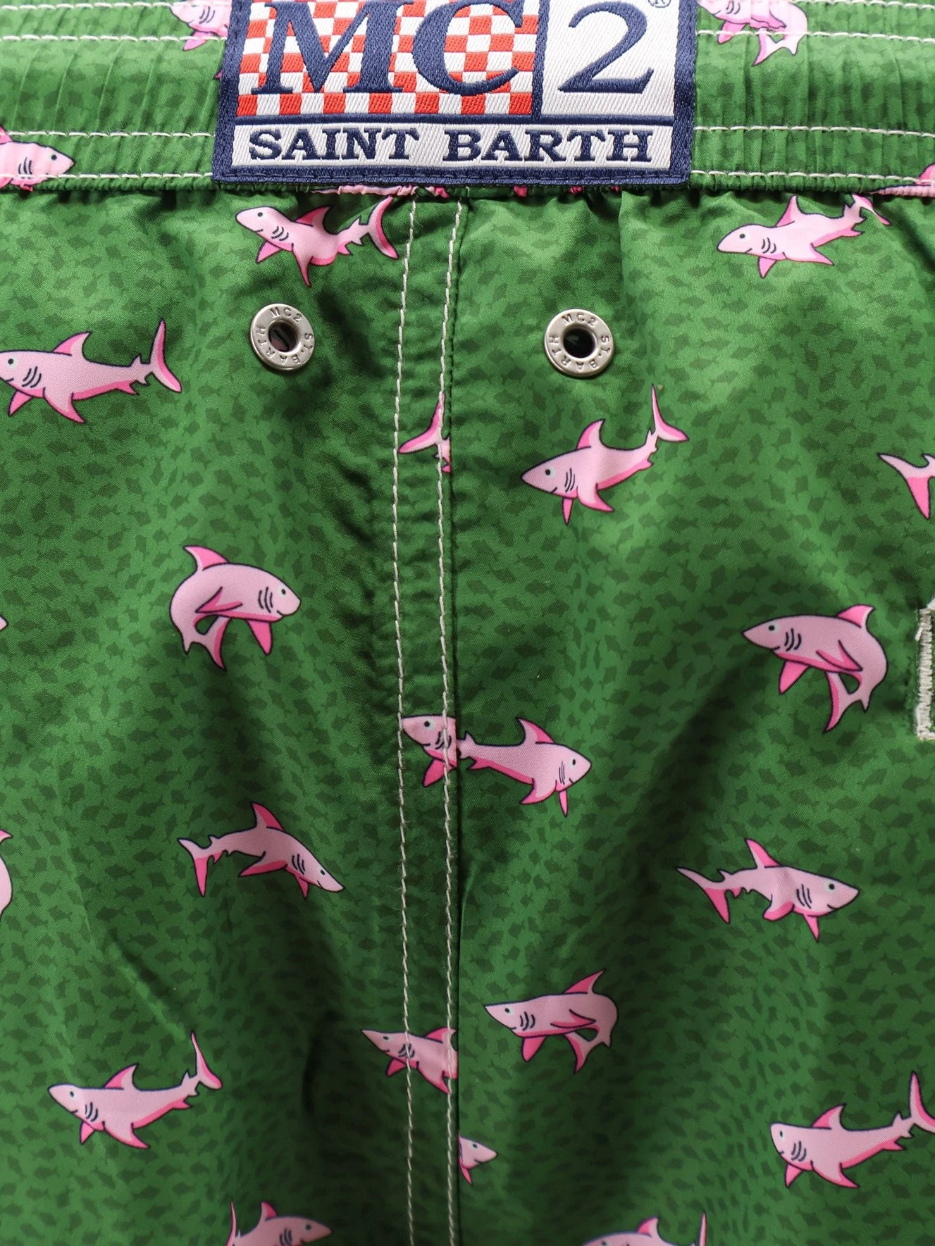 Recycled material swim trunks.webp