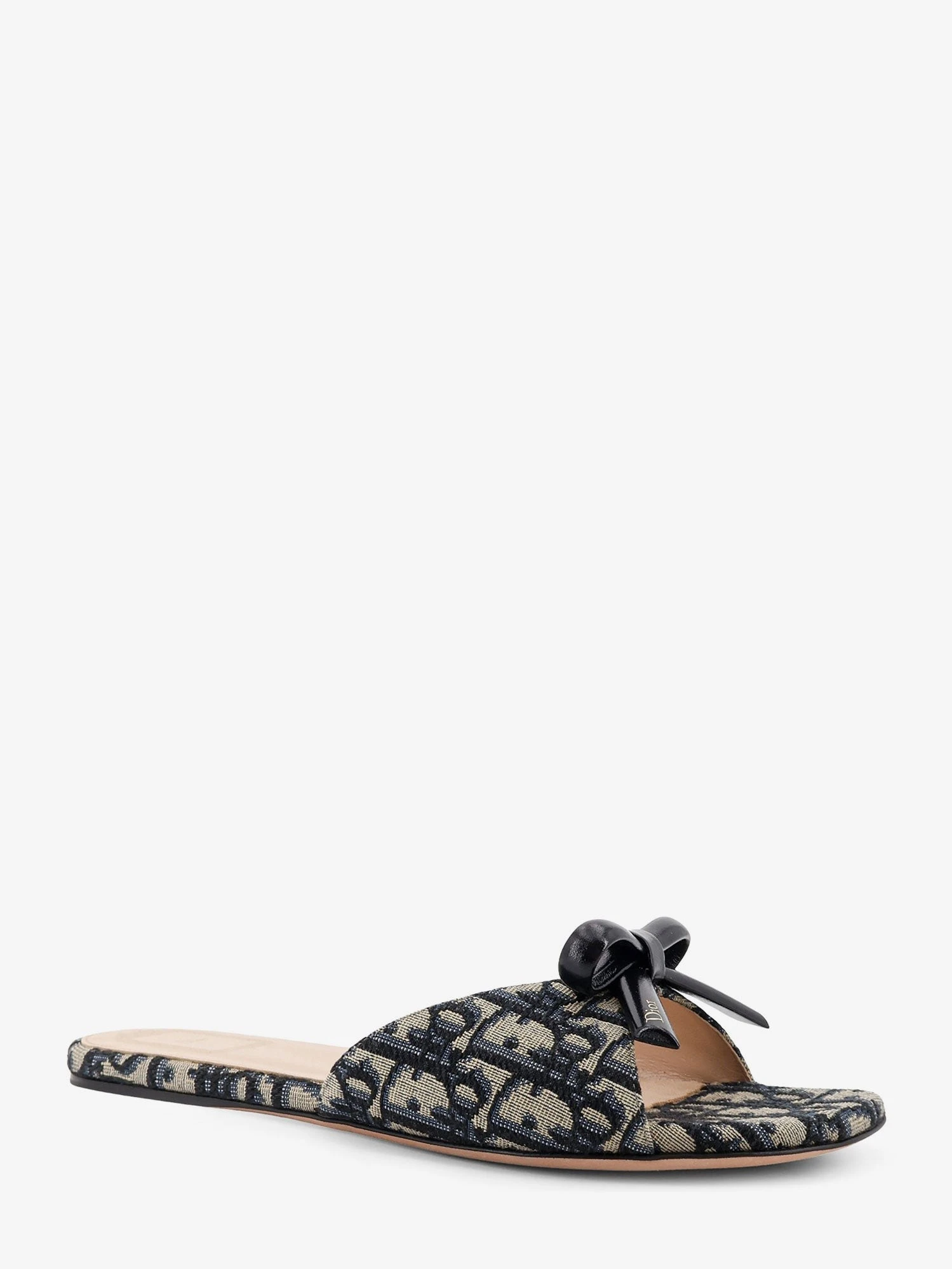 Dior Bow Dior Oblique fabric sandals.webp