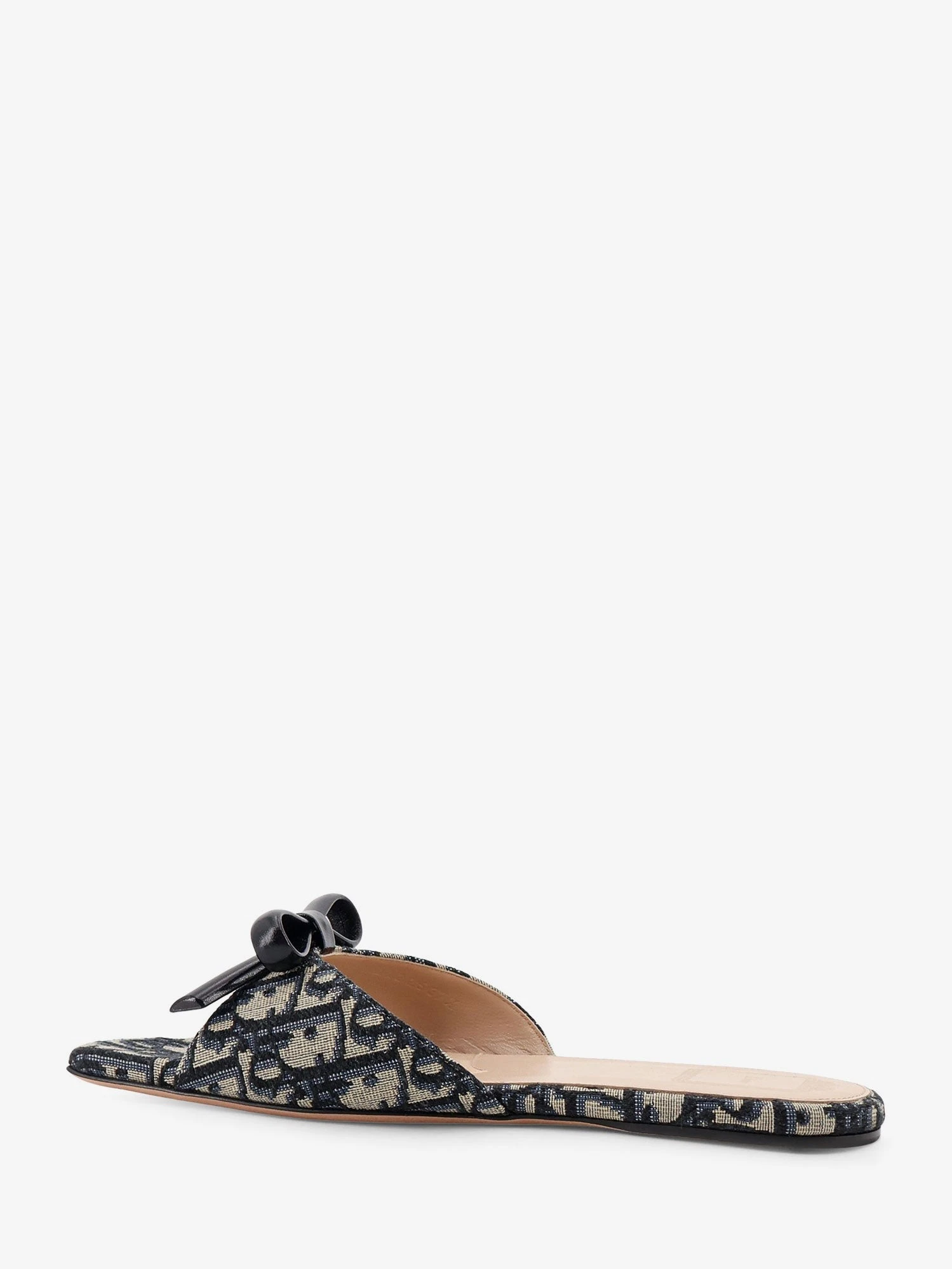 Dior Bow Dior Oblique fabric sandals.webp
