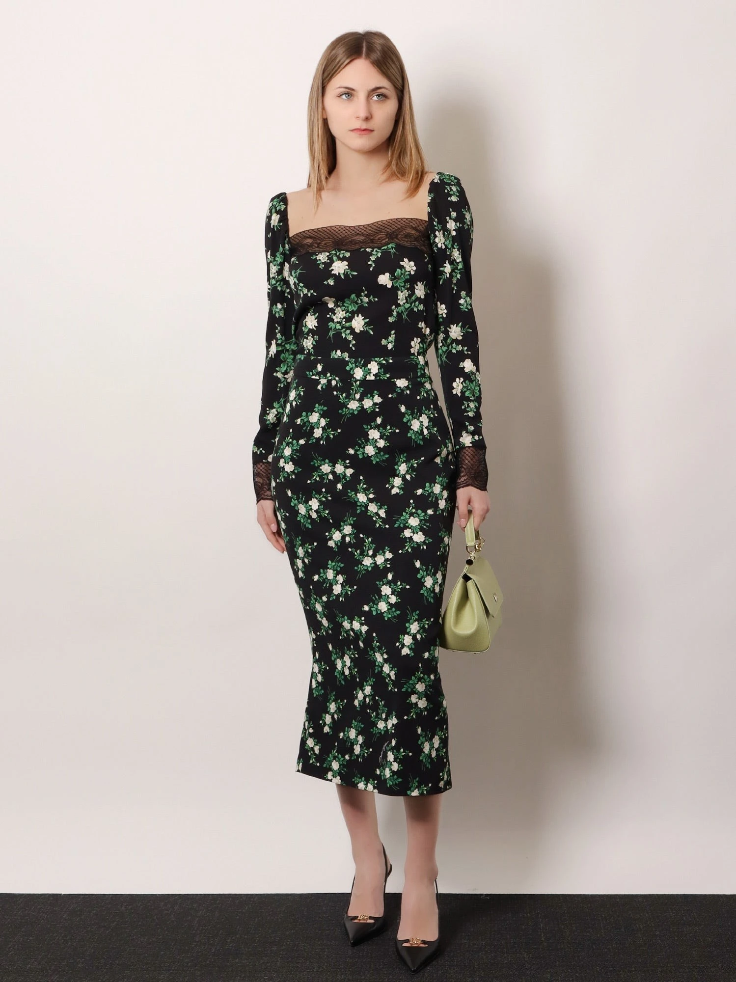 Silk top with floral print.webp