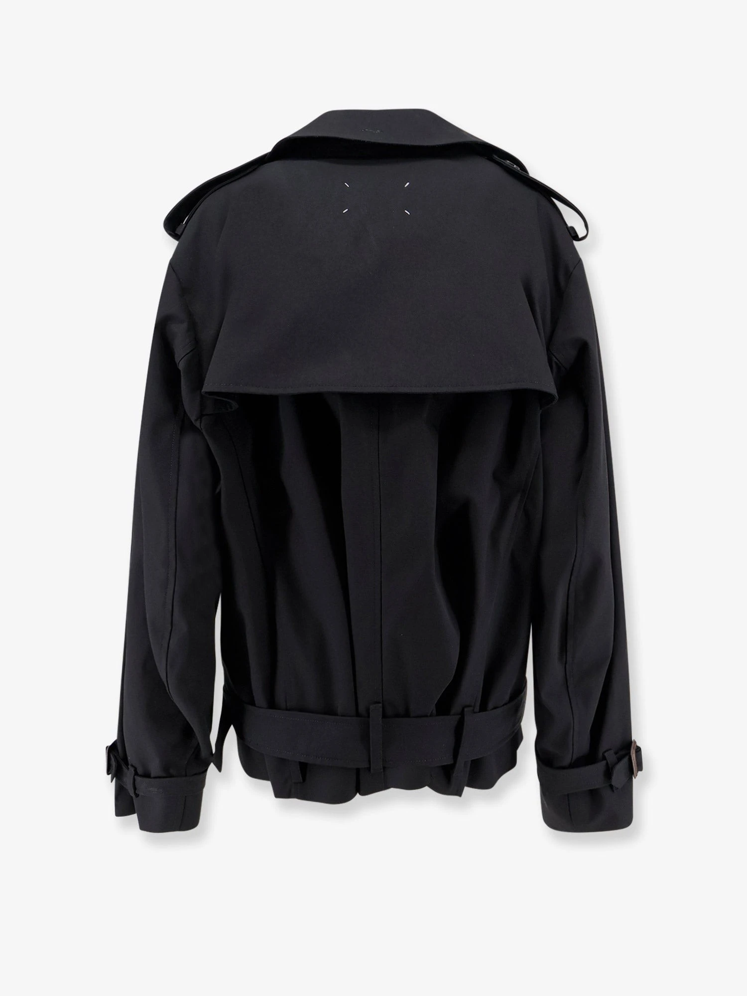 Cotton blend mini trench.webp