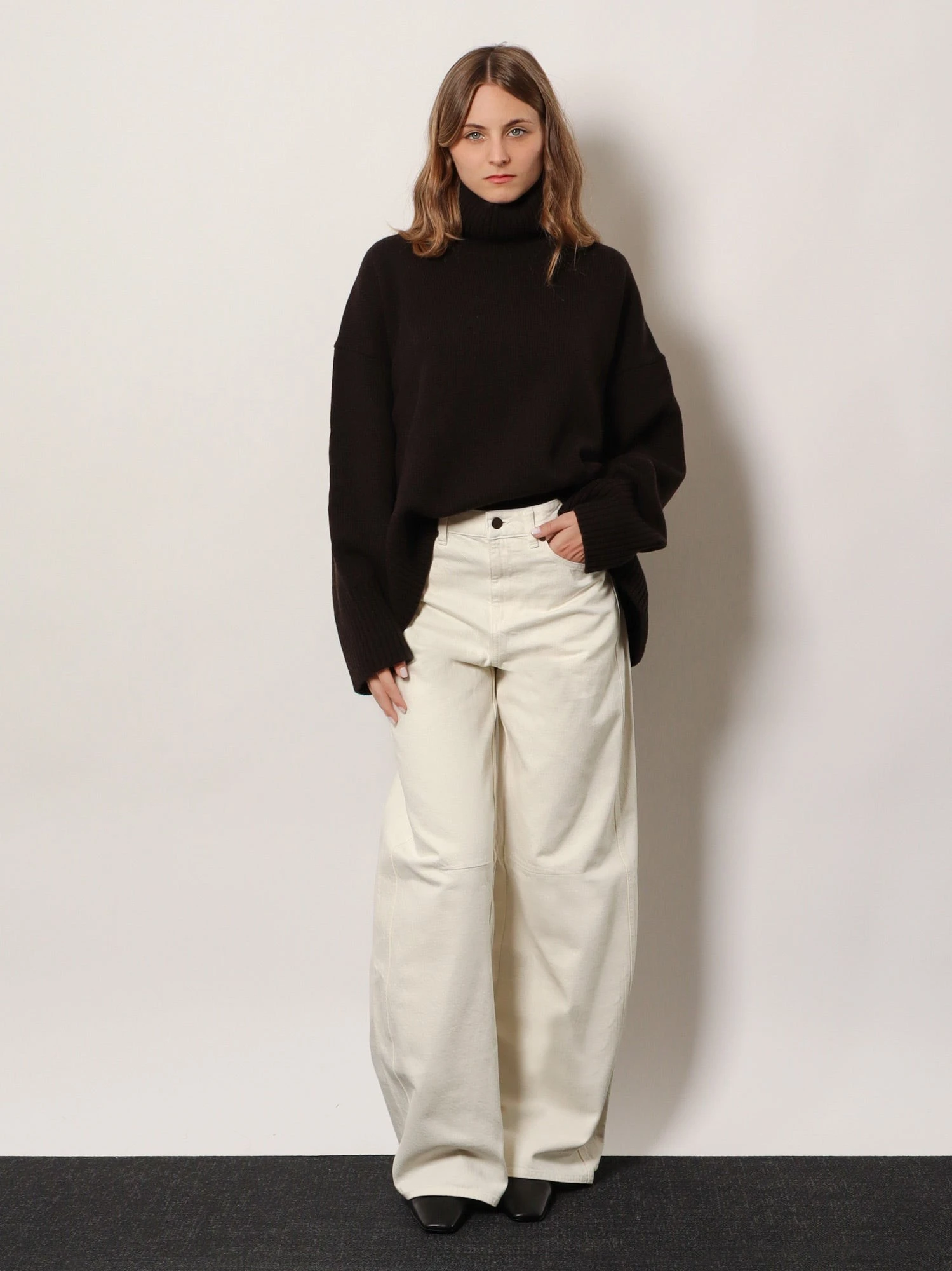 Gaspard denim trousers.webp