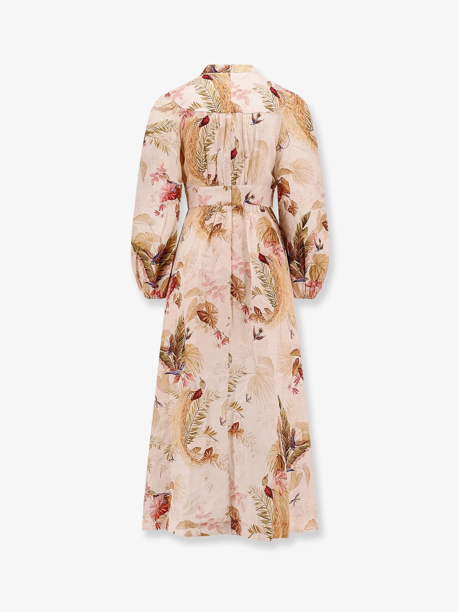 Ascension Plunge linen Midi Dress.webp
