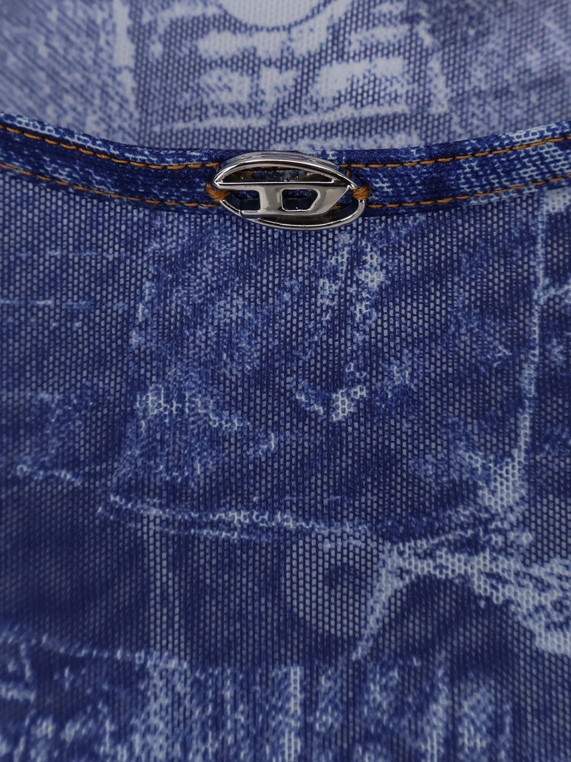 Kasia t-shirt with denim print.webp