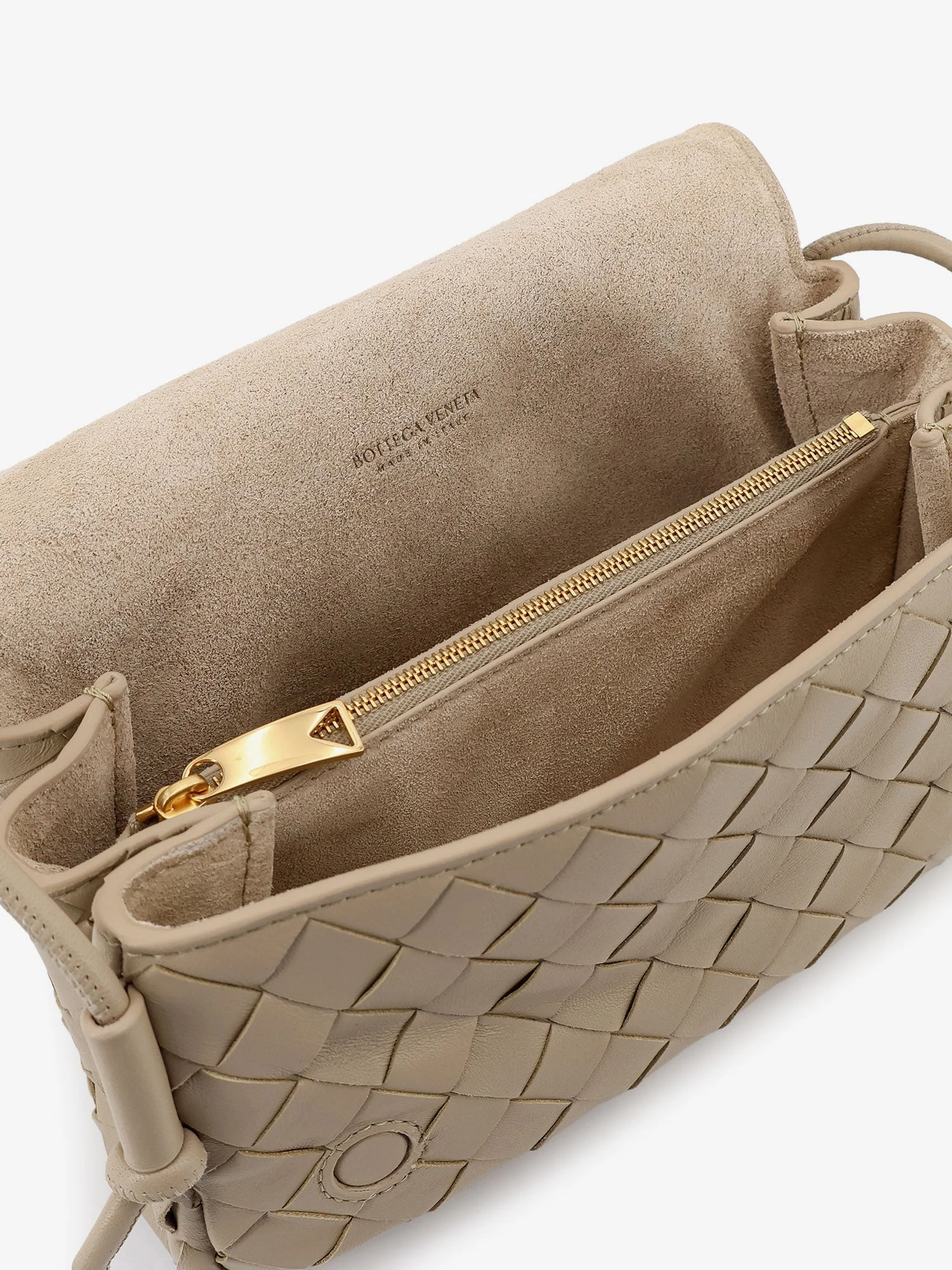 Notturno crossbody bag with leather shoulder strap.webp