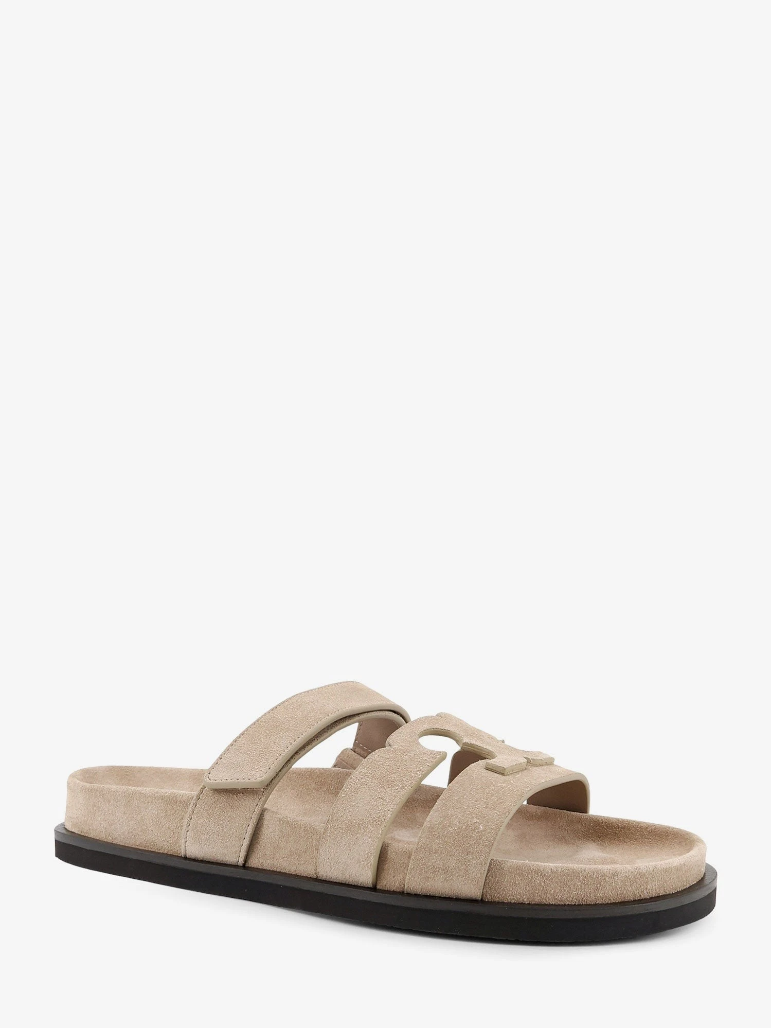Ines low suede sandals.webp