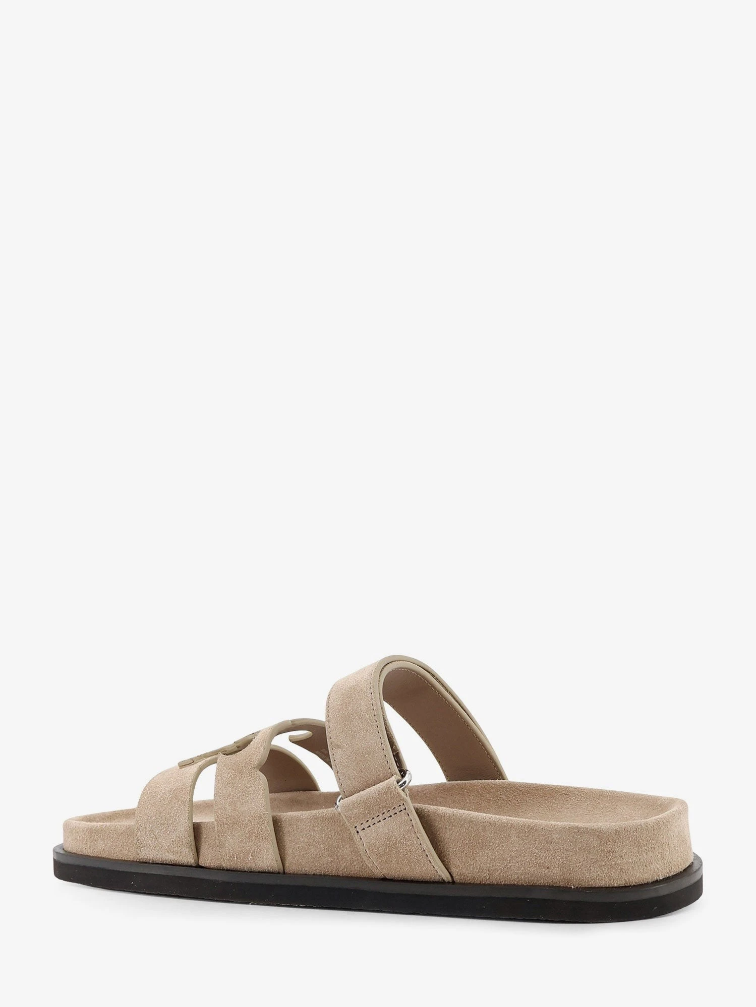 Ines low suede sandals.webp