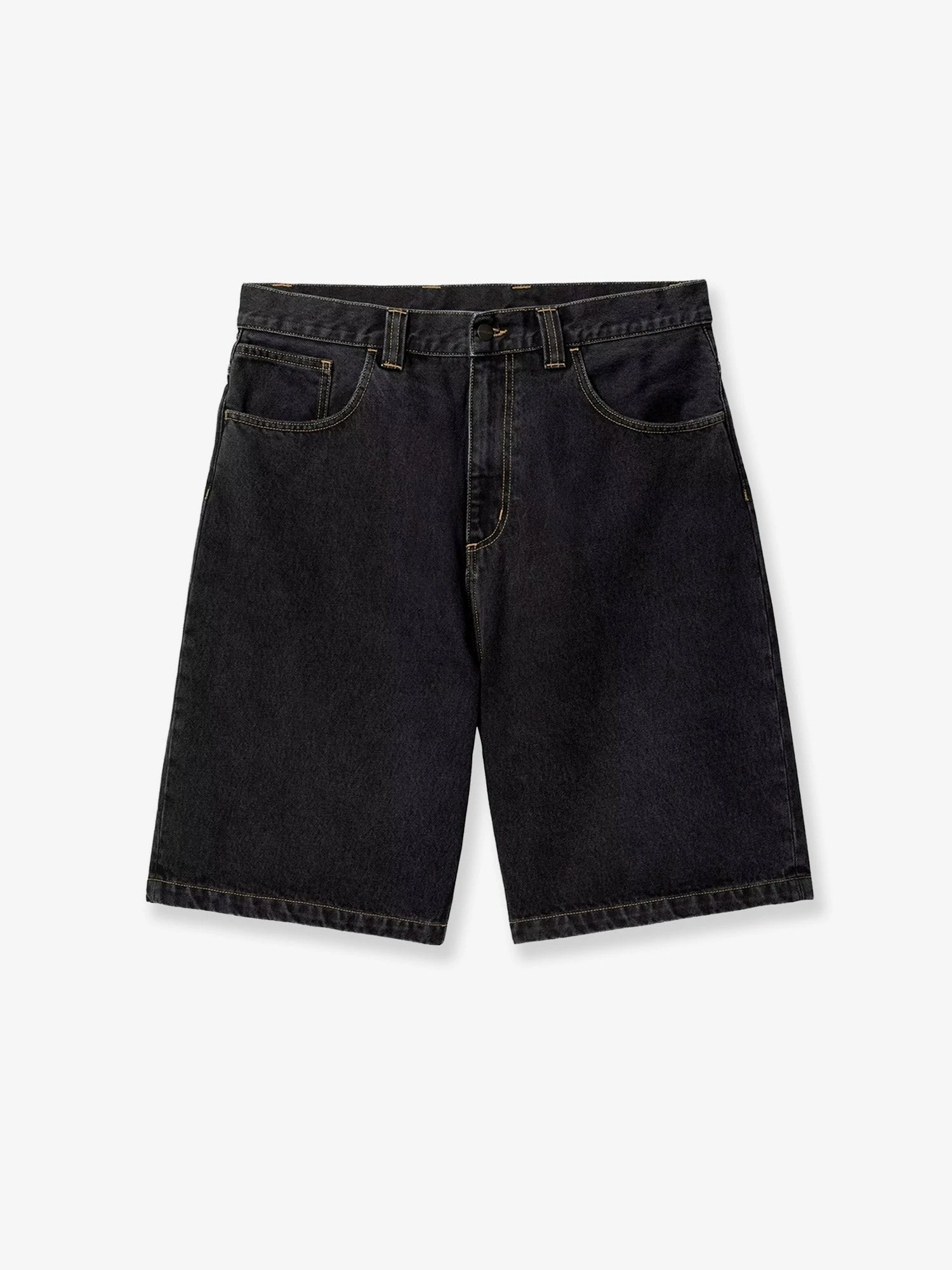Brandon Bermuda shorts in black denim.webp