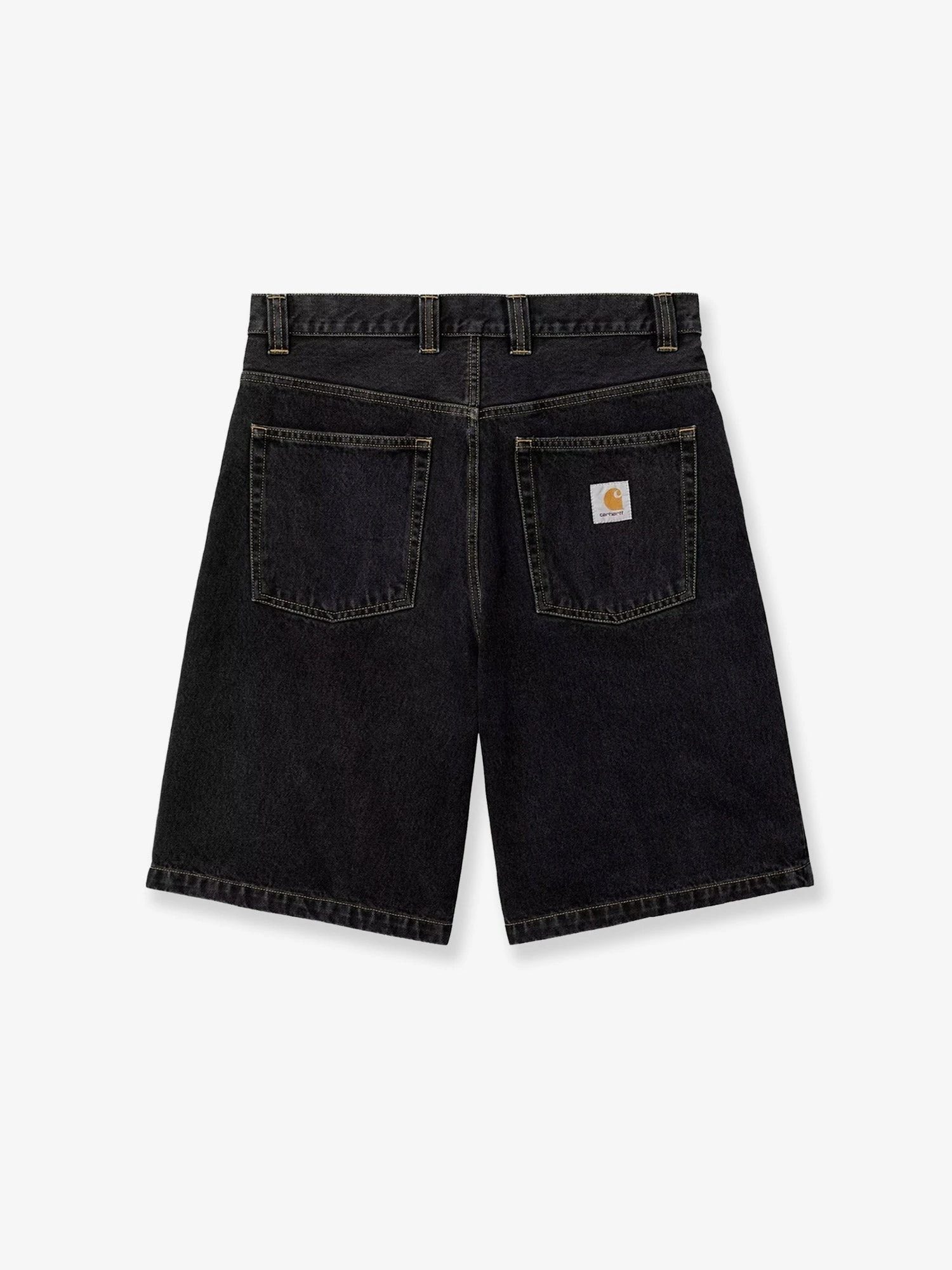 Brandon Bermuda shorts in black denim.webp
