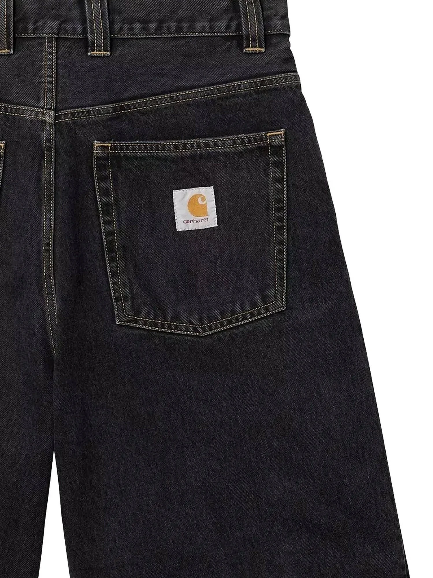 Brandon Bermuda shorts in black denim.webp