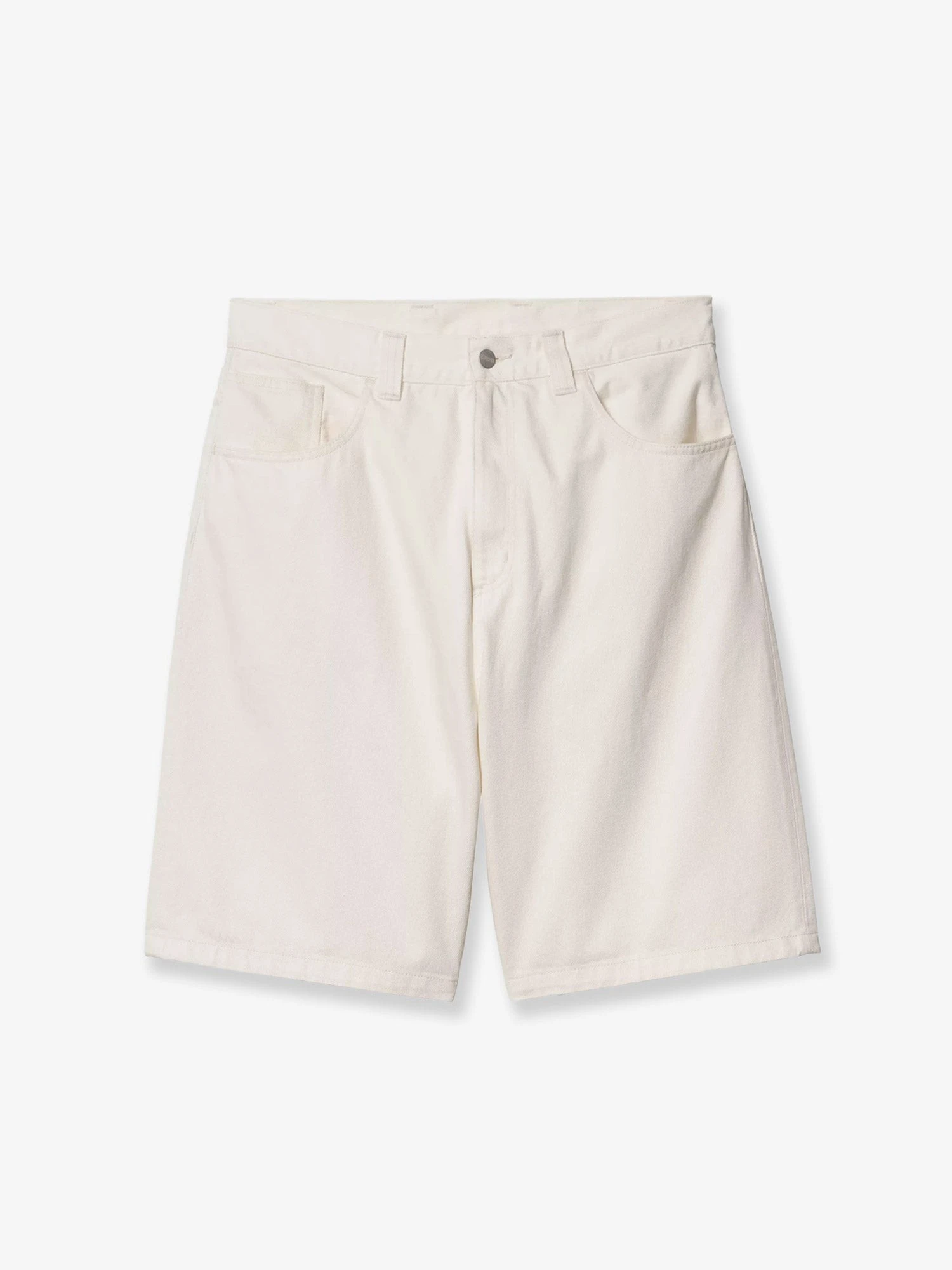 Brandon white denim bermuda shorts.webp